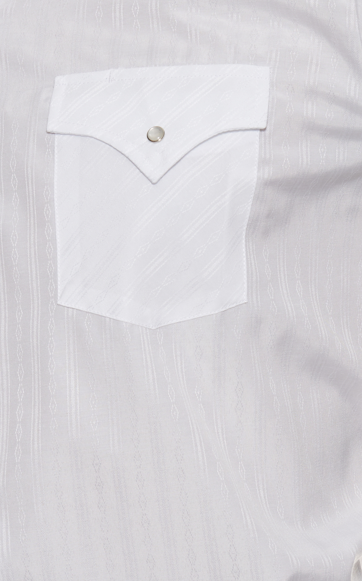 Ely Walker Men's Solid White Long Sleeve Western Shirt - Image 1
