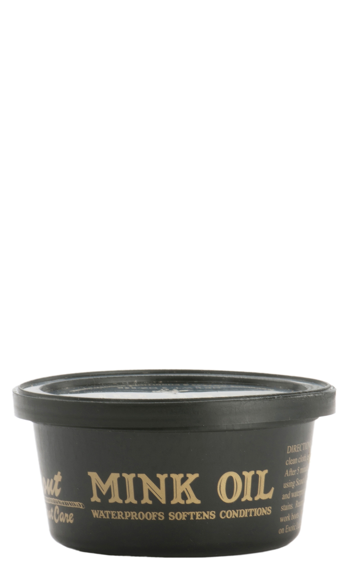 Scout Boot Care Mink Oil 3oz Container - Image 1