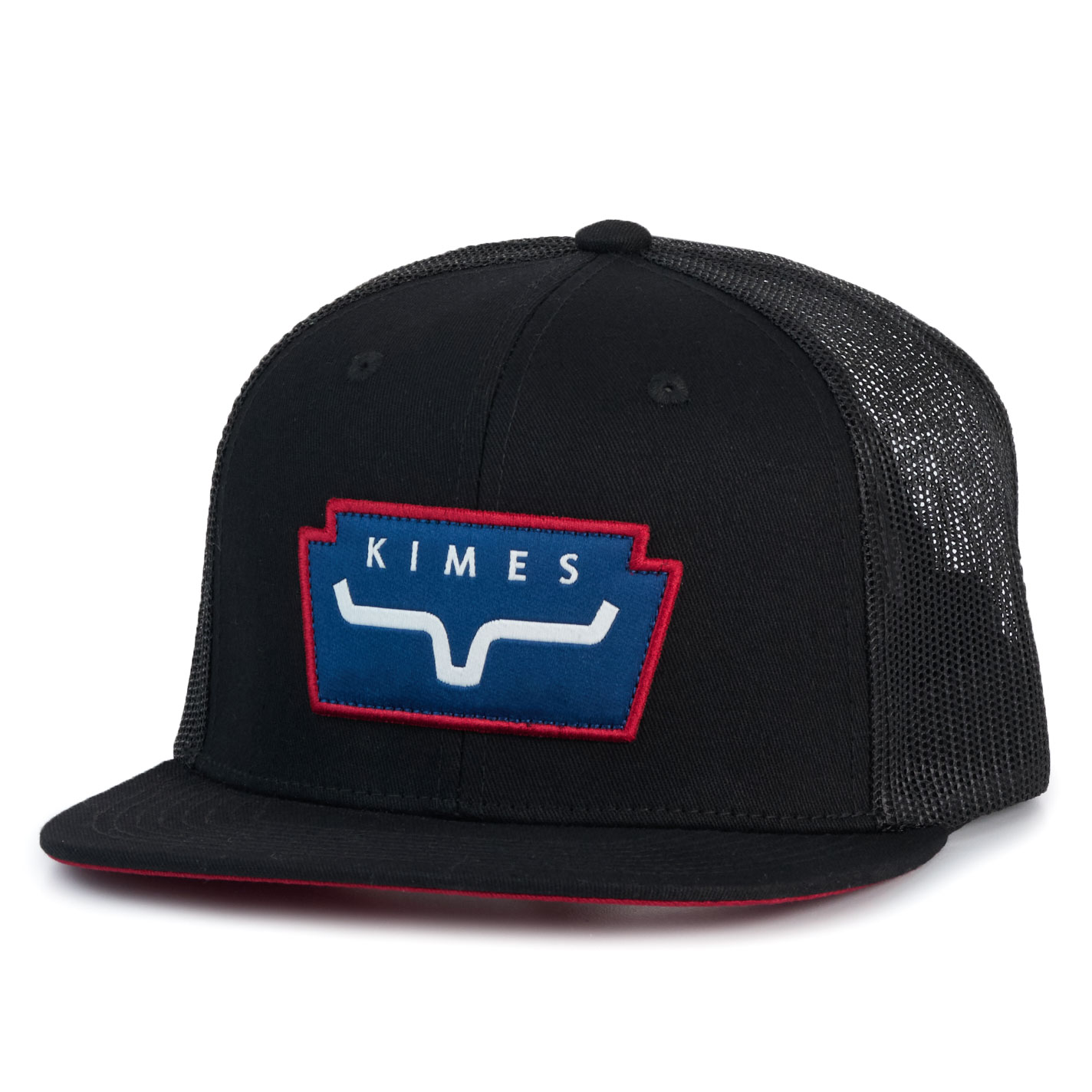 Kimes Ranch Men's Black & Navy Logo Cap - Image 1