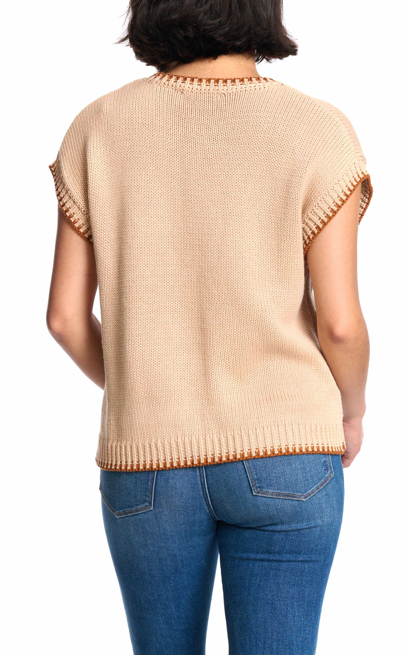 Rockin C Women's Toasted Sand YEEHAW Sweater - Image 1