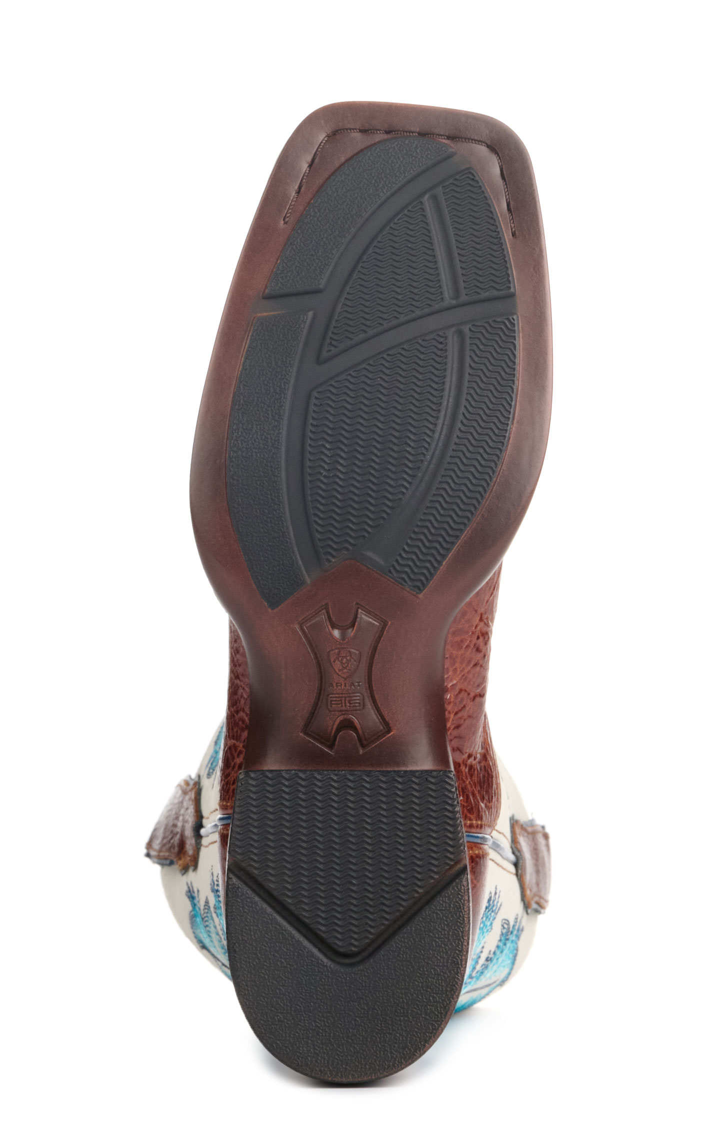 Ariat Women's Ginger Snap White Icing Bantamweight Wide Square Toe Cowboy Boots - Image 1