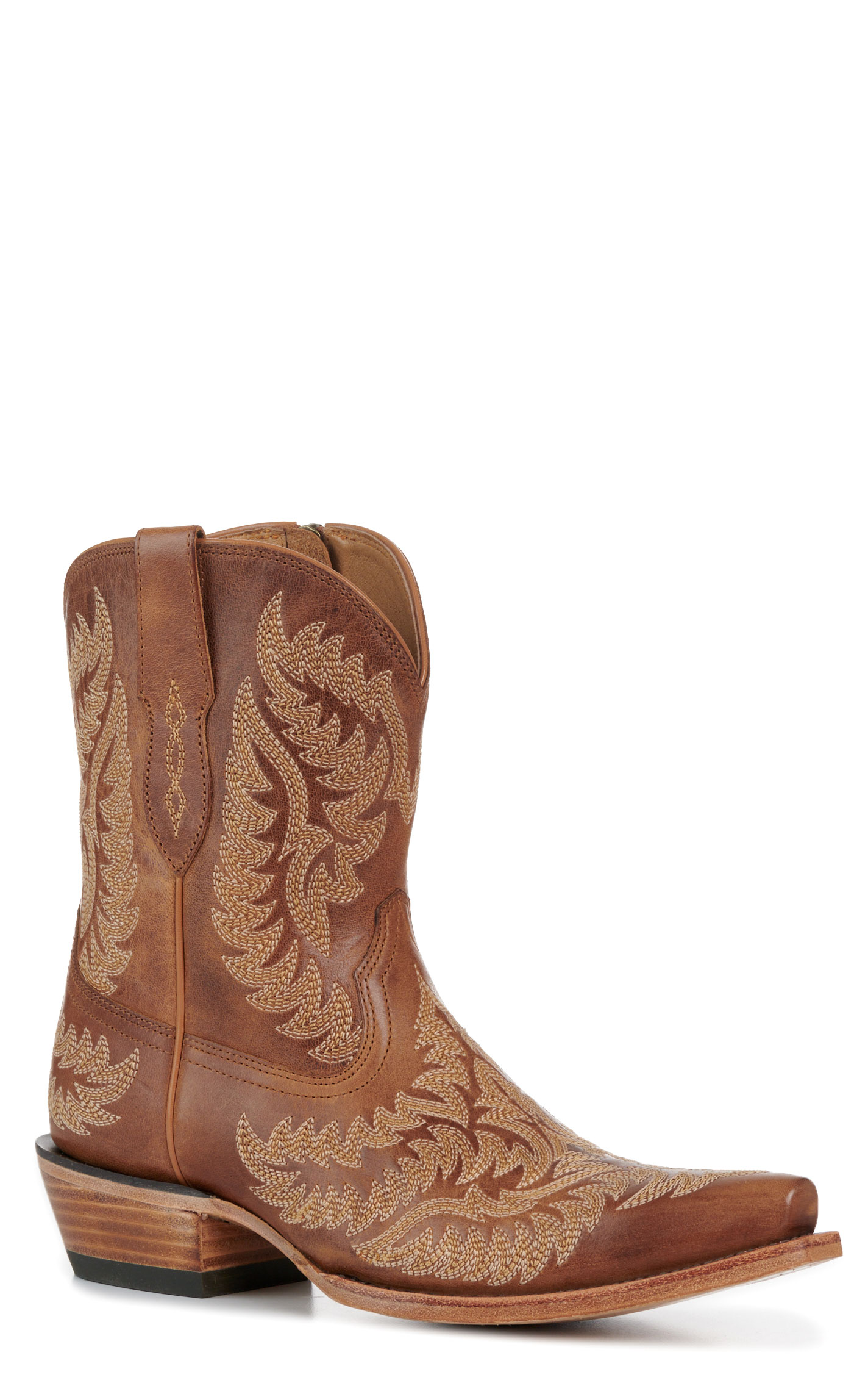 Ariat Women's Sandlewood Cate Snip Toe Shorty Cowboy Boots - Image 1