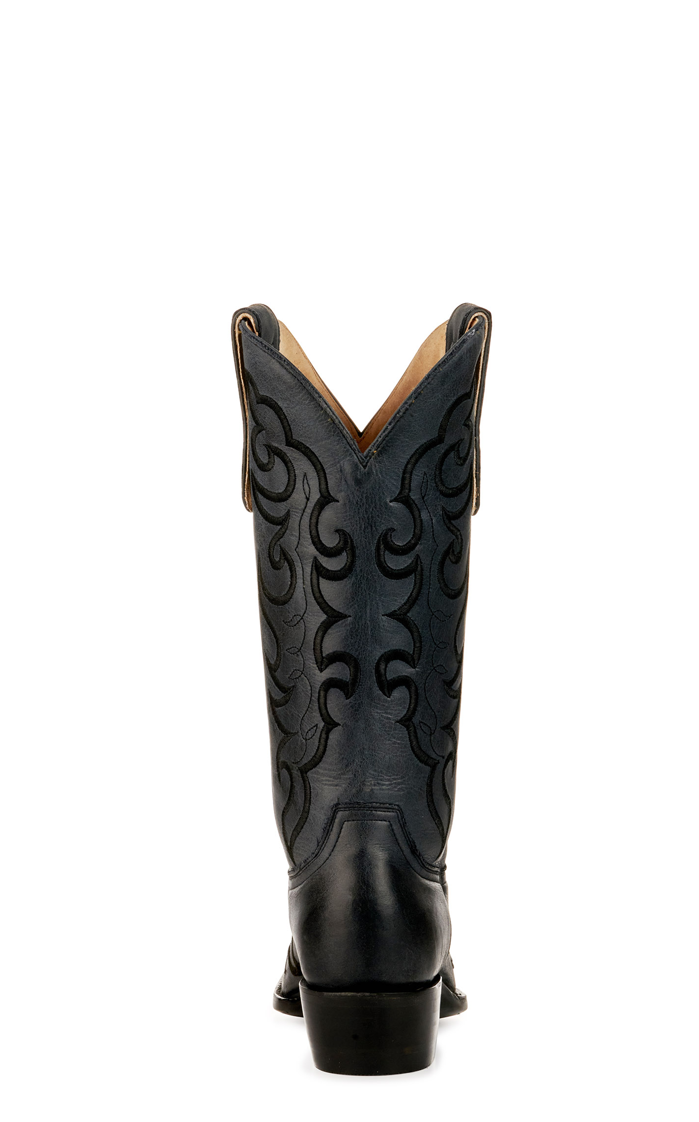 Cavender’s Women’s Leather Black with Tonal Embroidery Snip Toe Cowboy Boots - Image 1