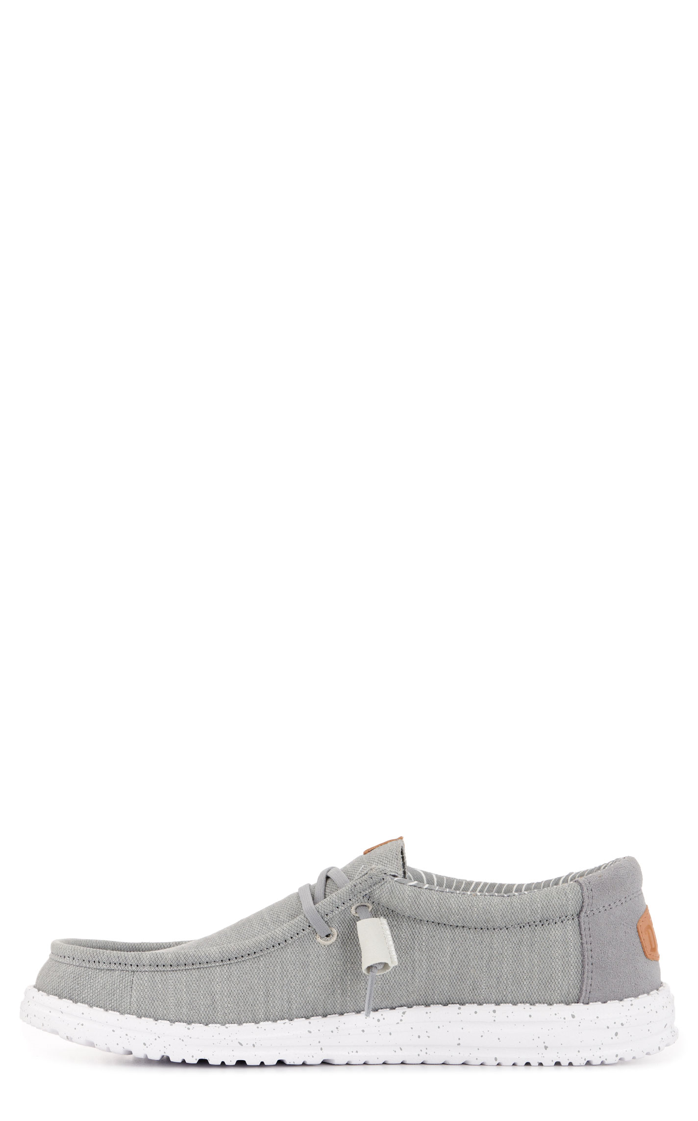 Hey Dude Men's Wally Elevated Gray Lace Up Casual Shoes - Image 1