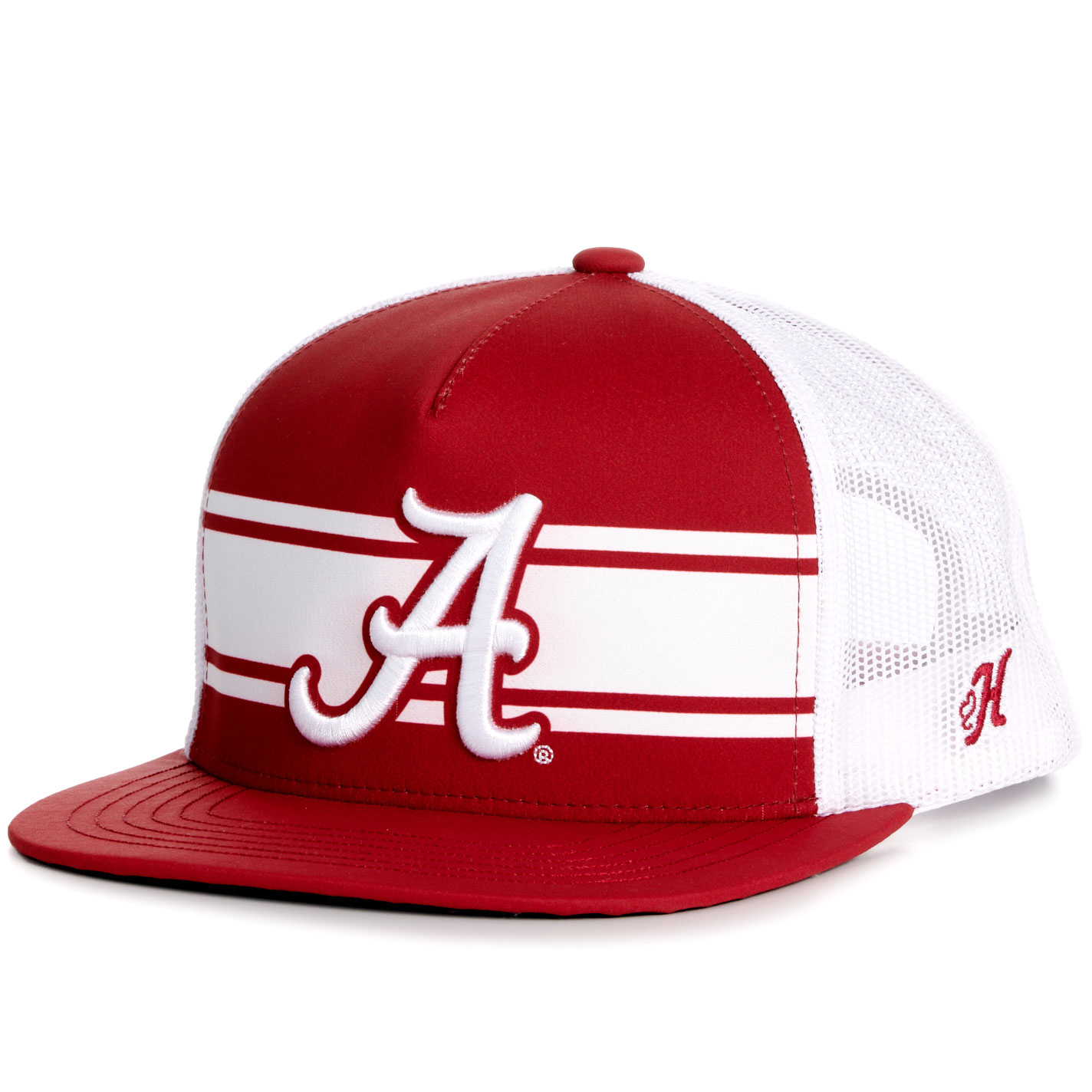 Hooey Collegiate Collection Red & White Bama Retro Banner Embroidered Logo Cap - Image 1