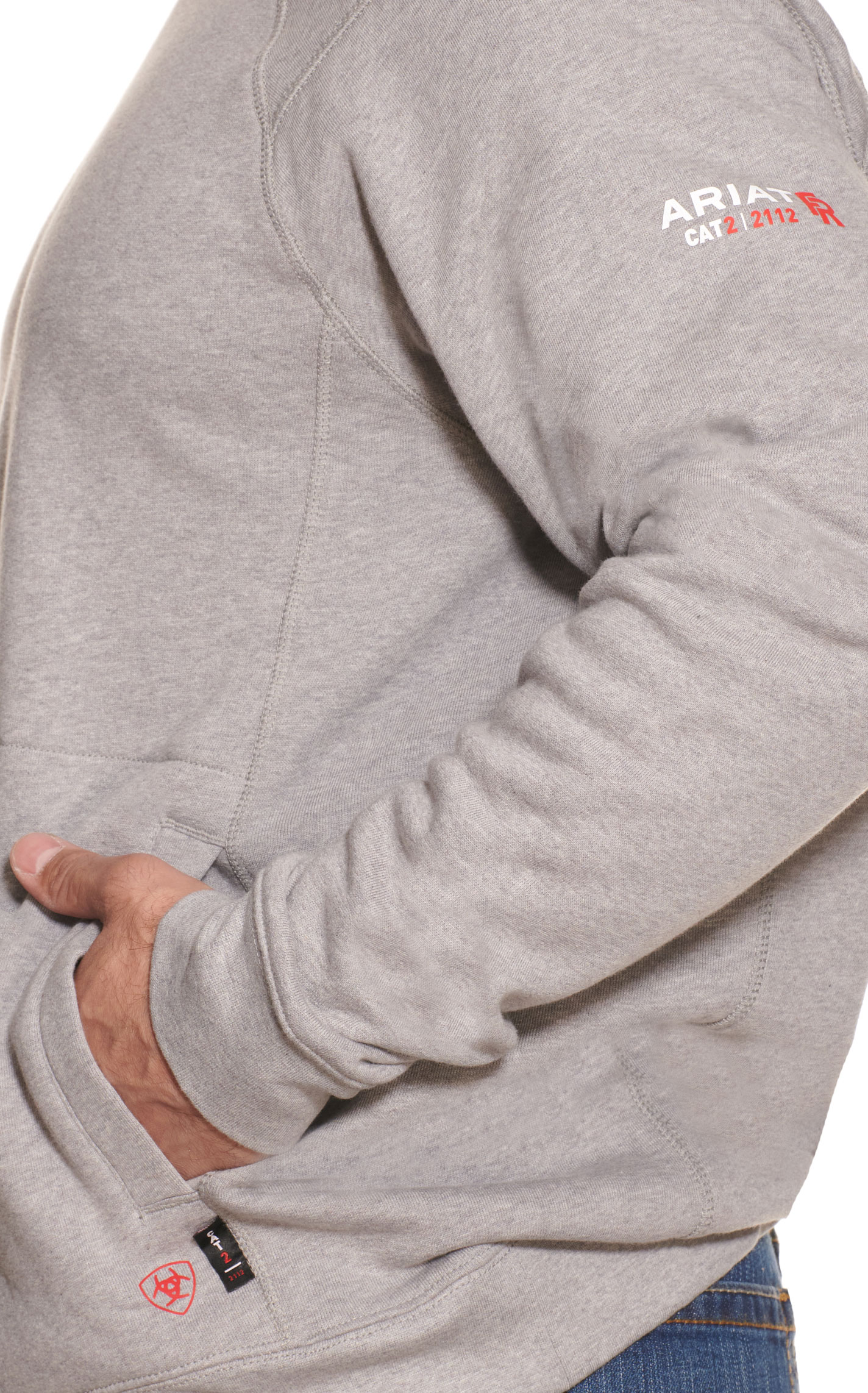 Ariat Men's Rev Silver Fox FR Hoodie - Image 1
