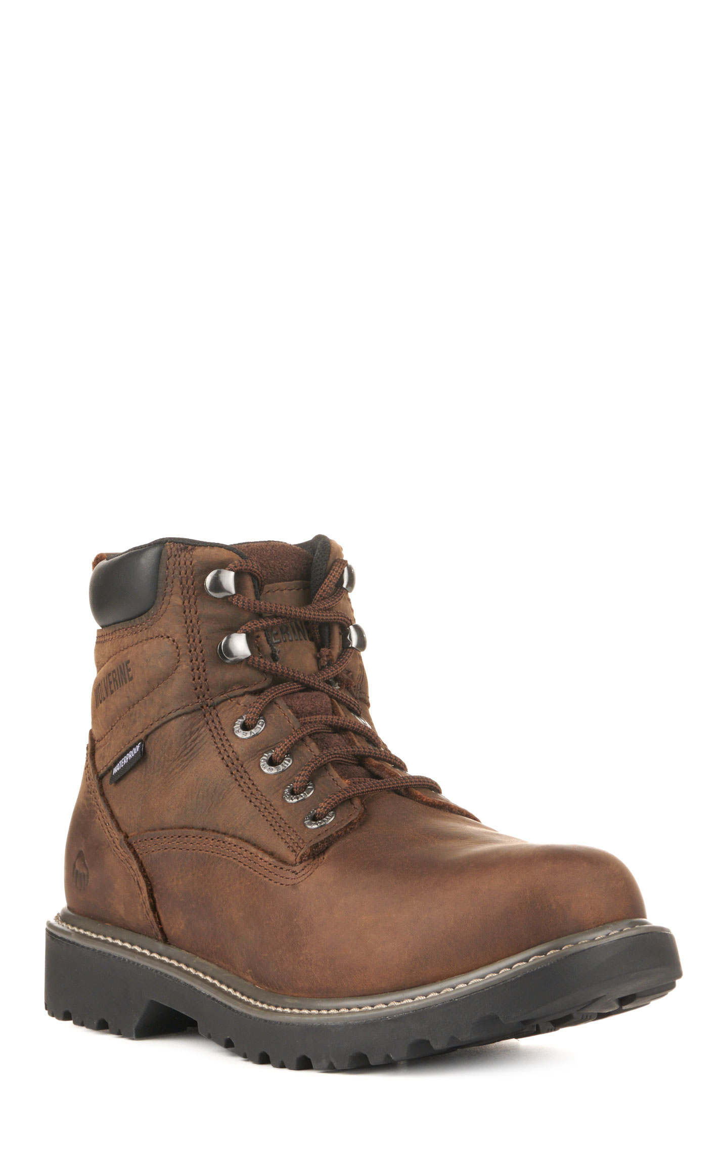 Wolverine Men's Floorhand Dark Brown Waterproof 6\