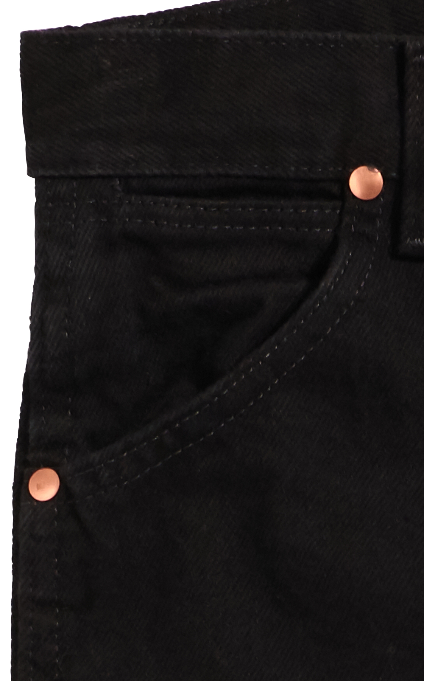 Wrangler Boys' Cowboy Cut Black Original Fit Straight Leg Jeans (8-16) - Image 1