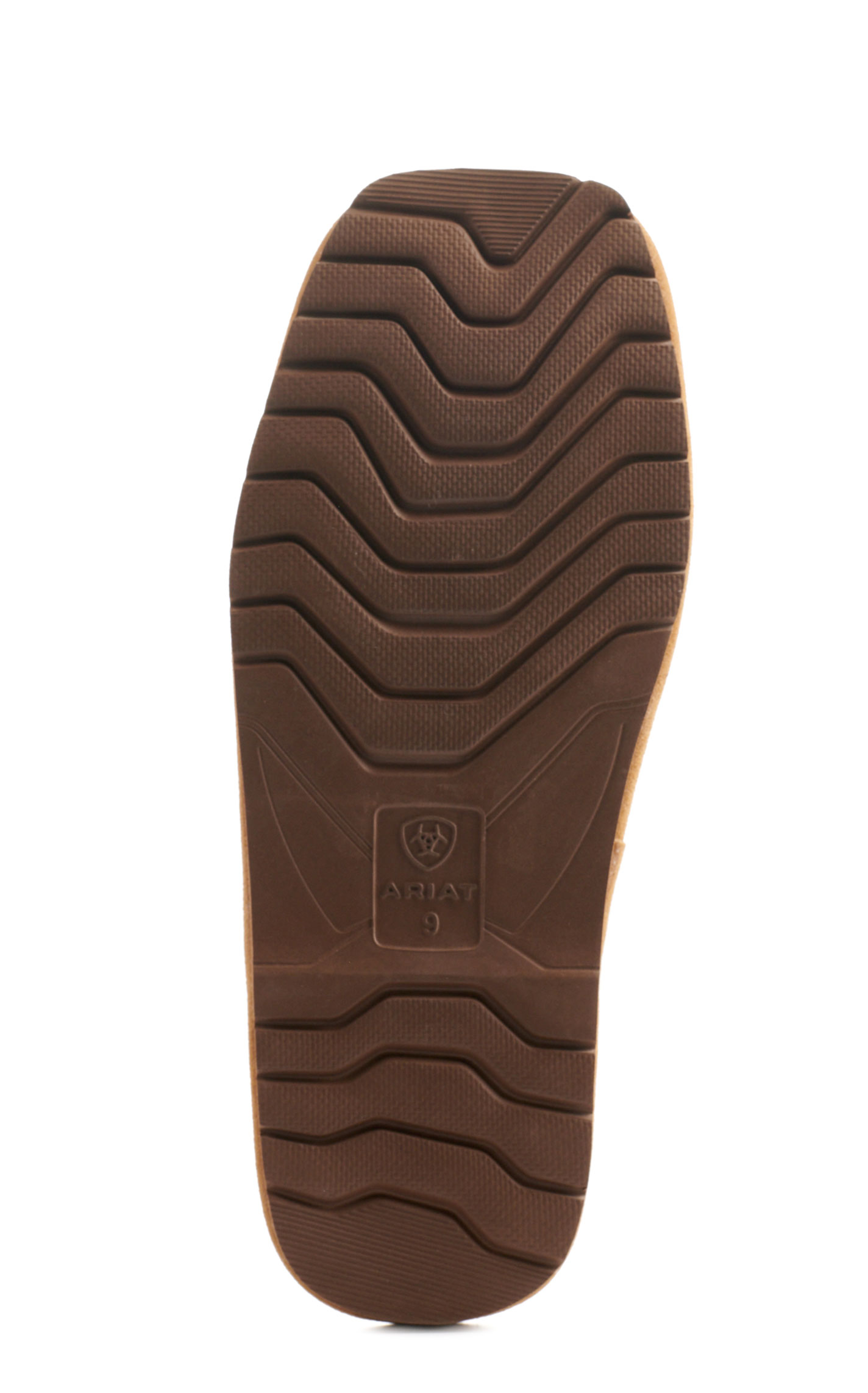 Ariat Men's Silversmith Tan Ostrich Print Slippers - Image 1
