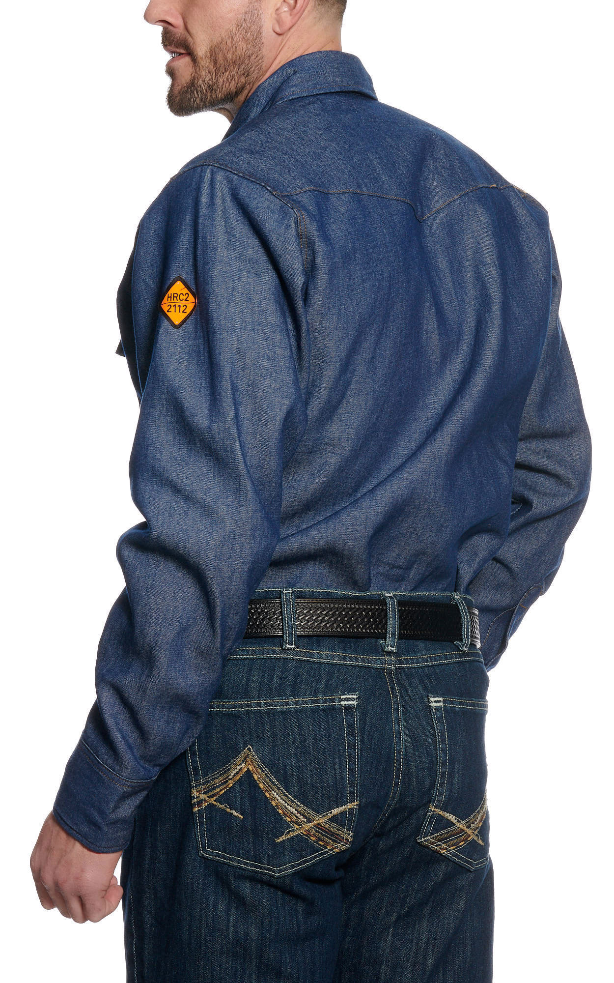 Wrangler Men's FR Denim Workshirt - Big & Tall - Image 1