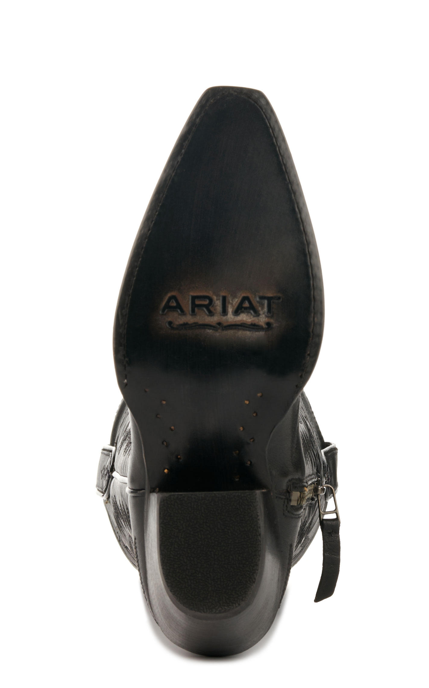 Ariat Women's Casanova Obsidian Black Snip Toe Tall Cowboy Boots - Image 1