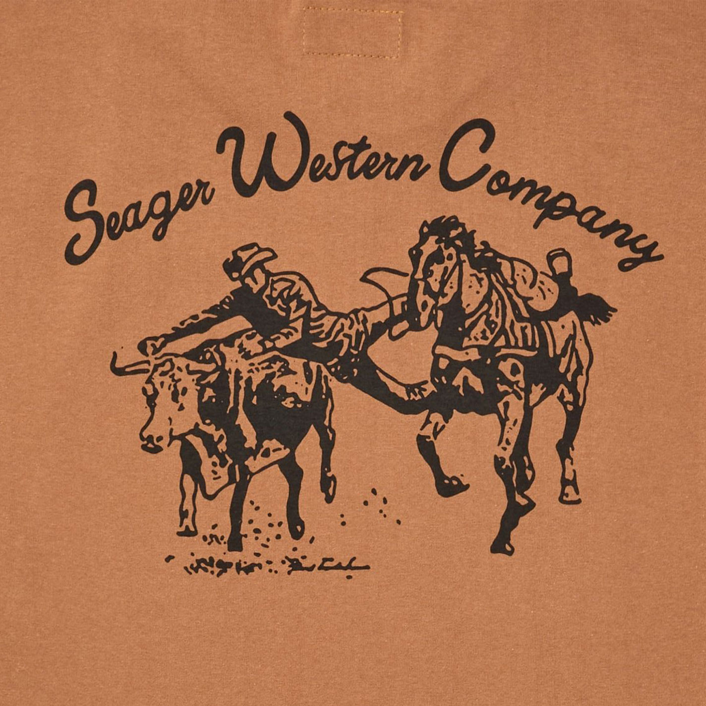 Seager Apparel Men’s Brown Los Rios T-Shirt - Image 1