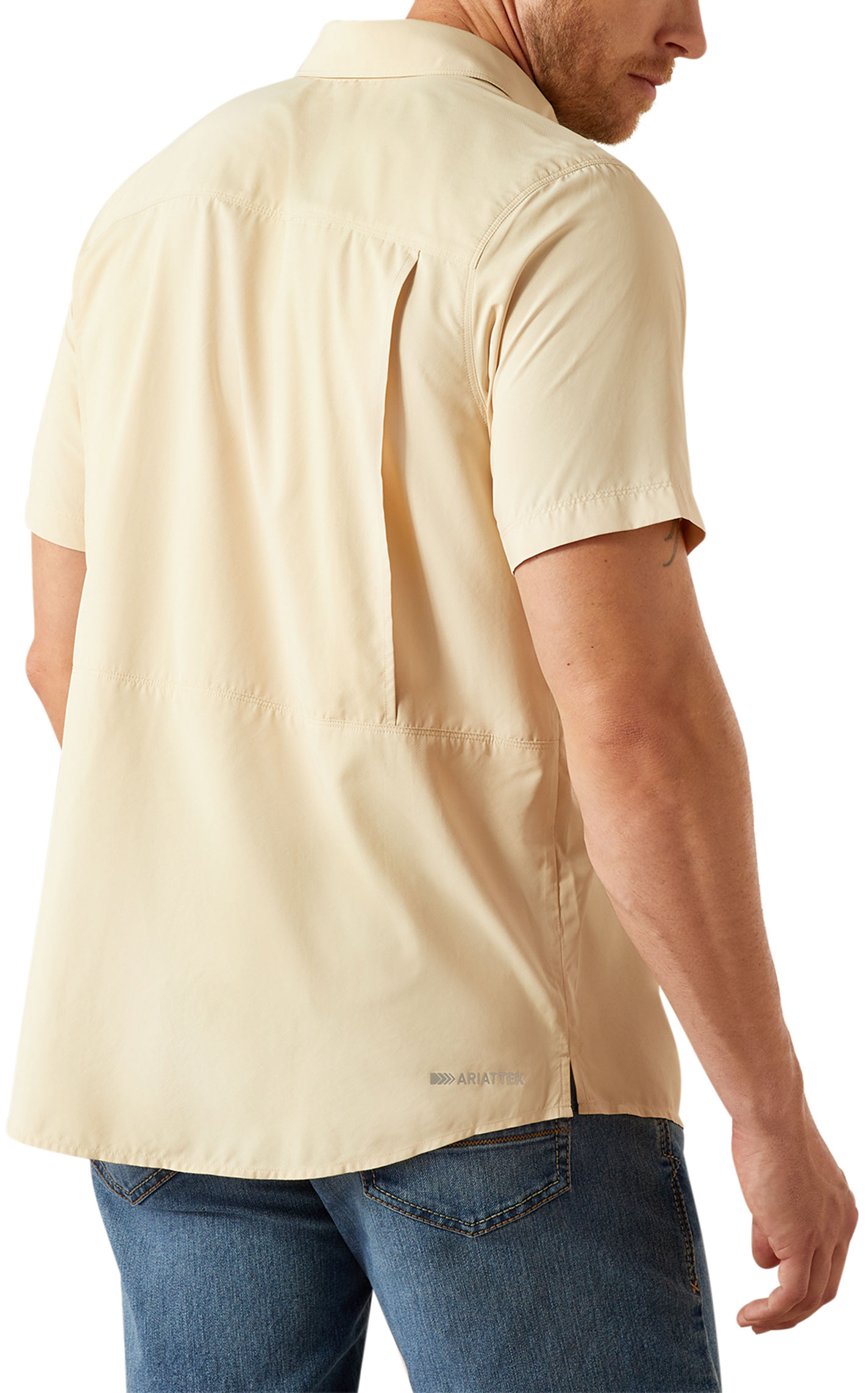 Ariat Men's VentTEK Outbound Latte Shirt - Image 1