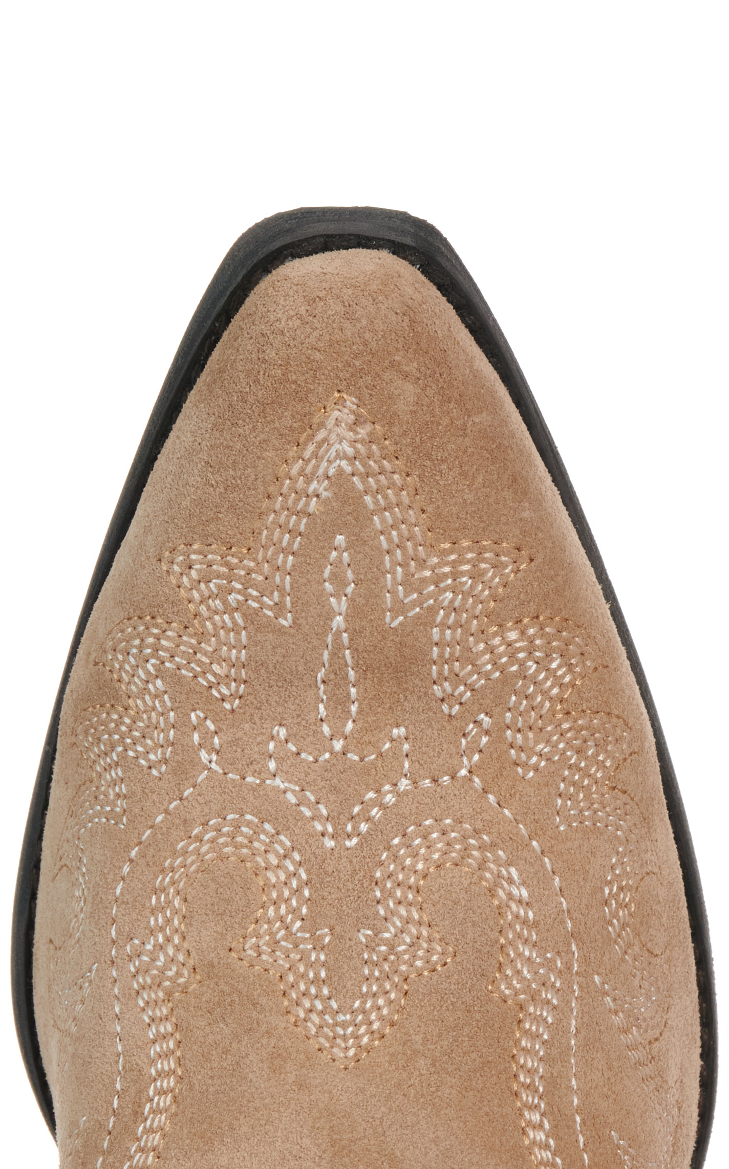 Ariat Women’s Truly Taupe Suede Chandler Snip Toe Booties - Image 1