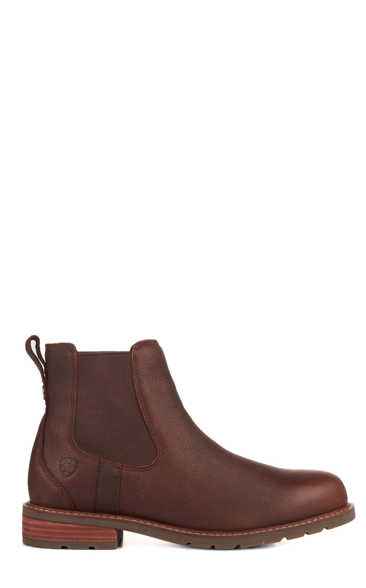 Ariat Men's Wexford Dark Brown Waterproof Round Toe Chelsea Boots - Image 1