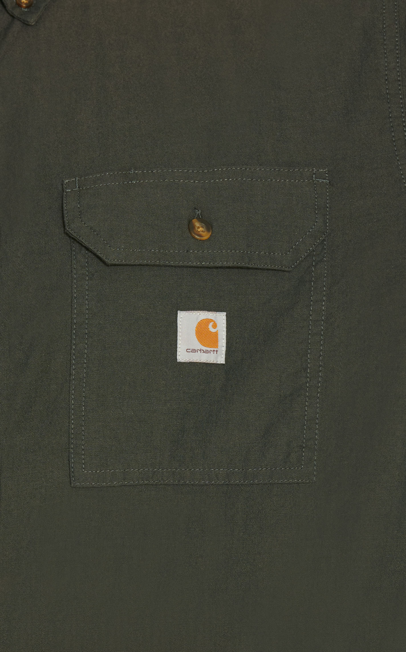 Carhartt Men's Loose Fit Midweight Black Chambray Long Sleeve Shirt - Image 1