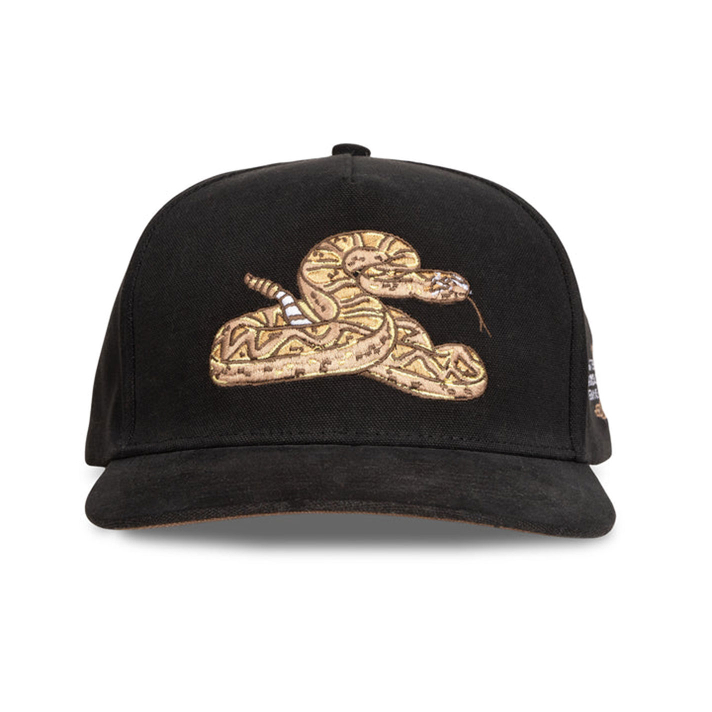 Sendero Provisions Co. Men's Black Rattlesnake Patch Cap  - Image 1