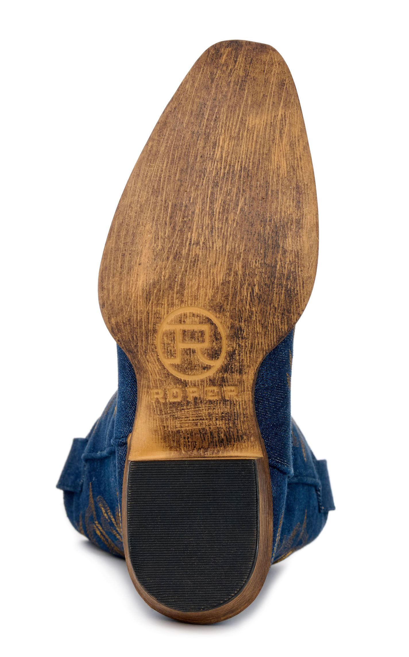 Roper Women's Riley Denim Snip Toe Cowboy Boots - Image 1