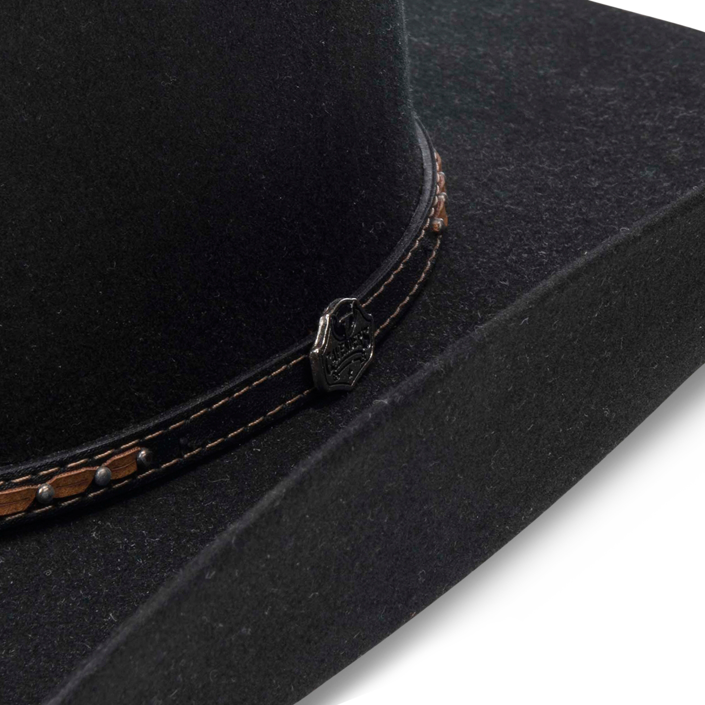 Cavender's Cowboy Collection 3X Black Wool Cowboy Hat - Image 1