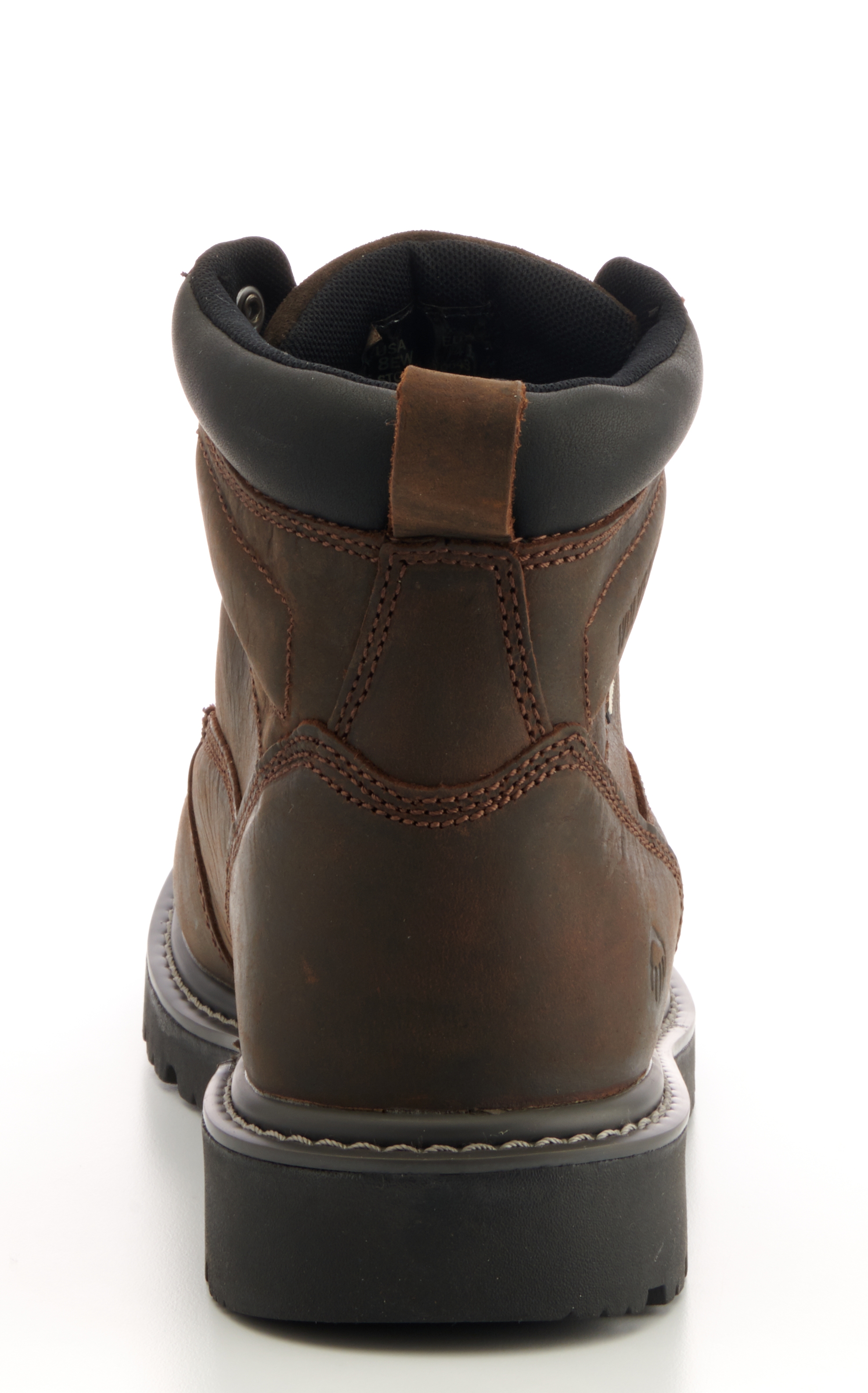 Wolverine Men's Floorhand Brown Waterproof Round Steel Toe Lace Up Work Boot - Image 1