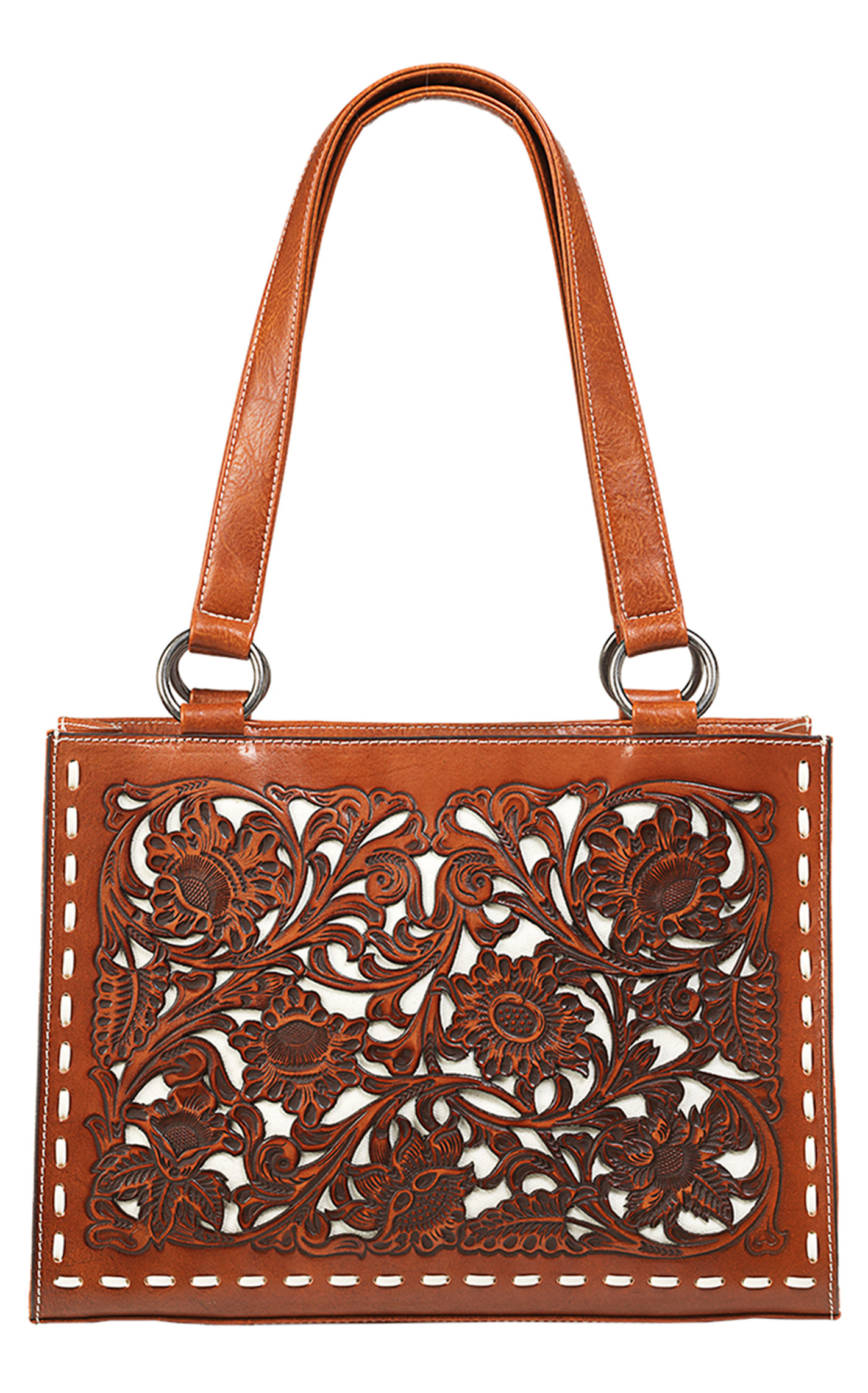 Nocona Women's June Tooled Small Shoulder Bag - Image 1