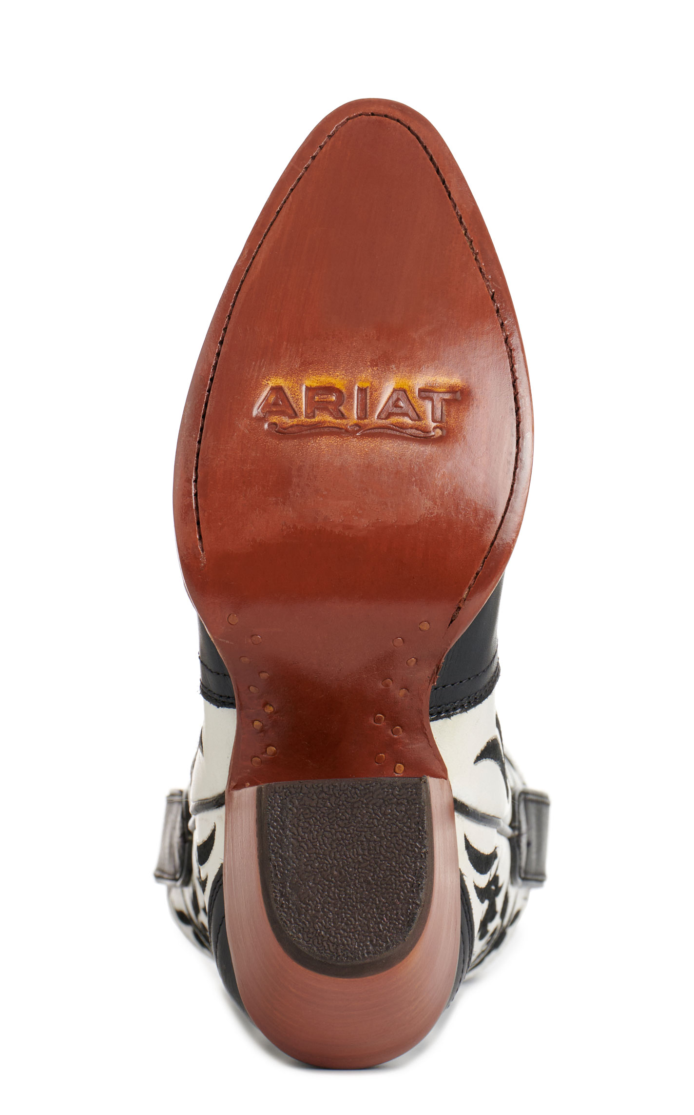 Ariat Women's Antonia Black and Pearl J-Toe Cowboy Boots - Image 1