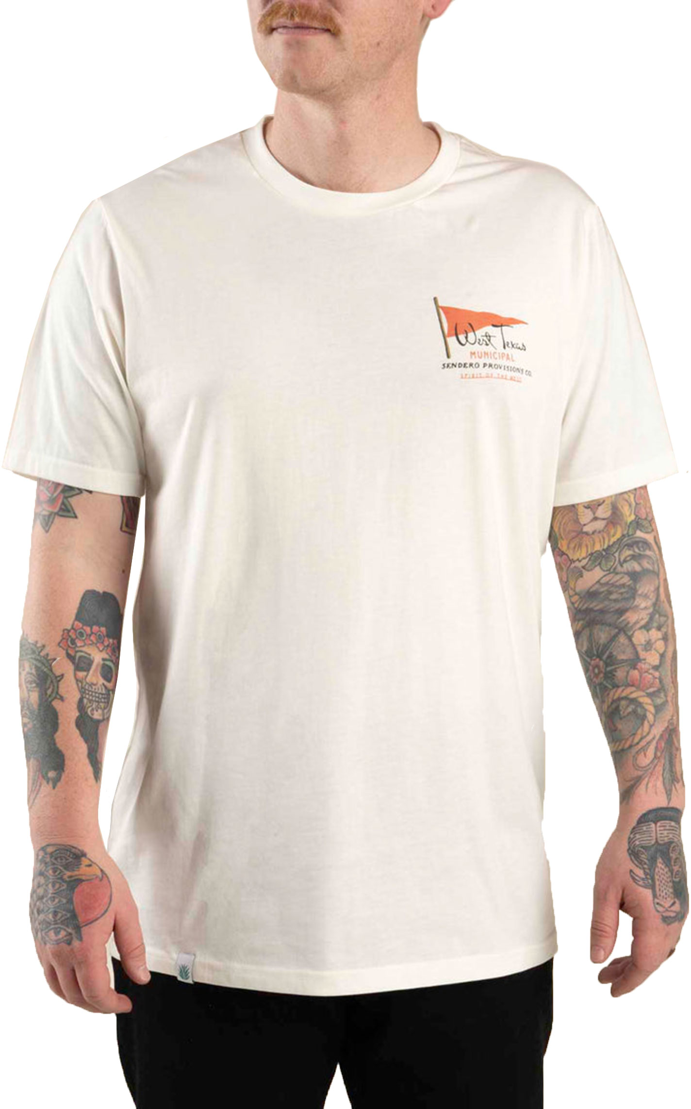 Sendero Provisions Co Men's White West TX Golf Graphic T-Shirt - Image 1