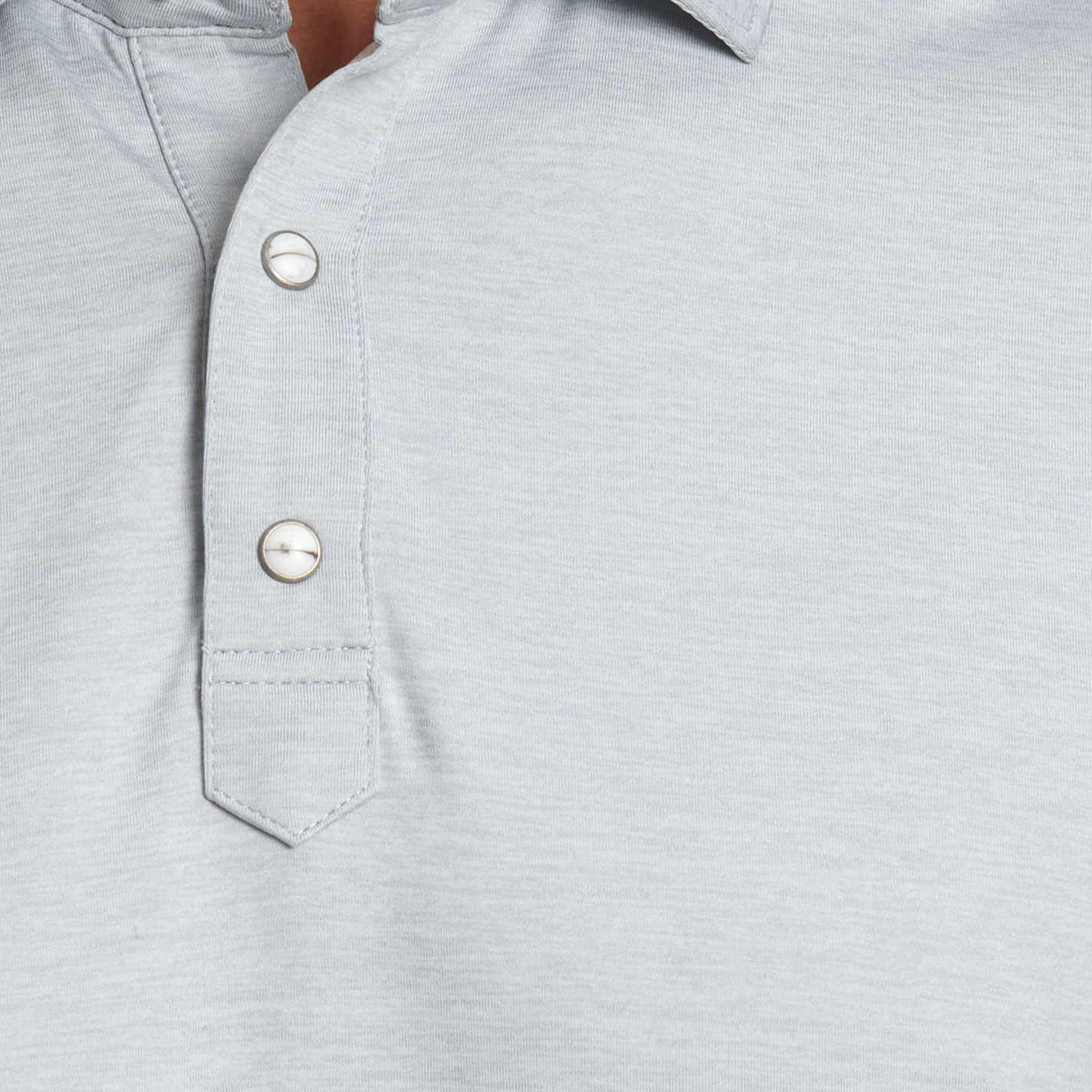 Rafter C Men's Pale Gray Polo Shirt - Image 1