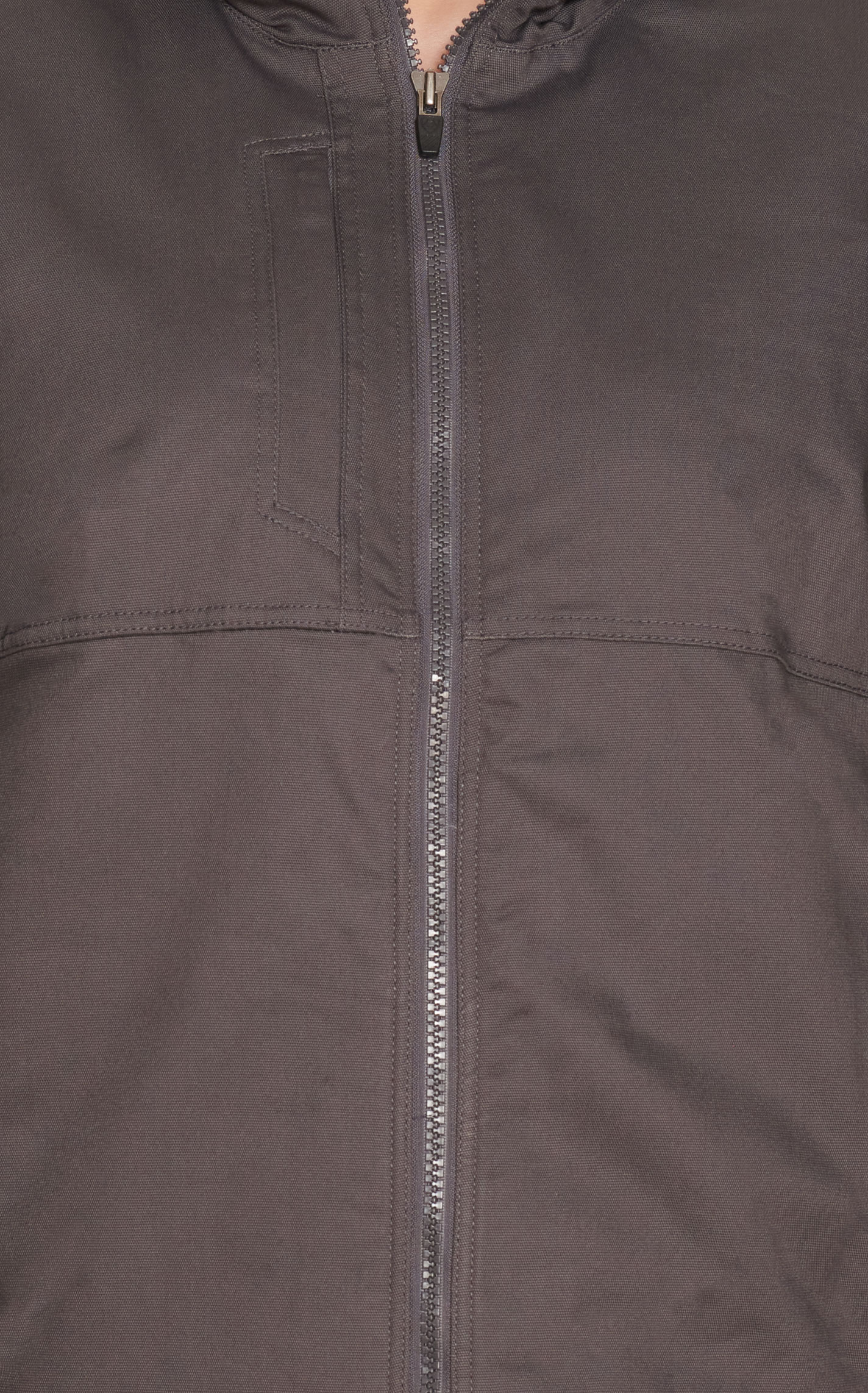 Ariat Women's Rebar Gray DuraCanvas Insulated Hooded Jacket - Image 1