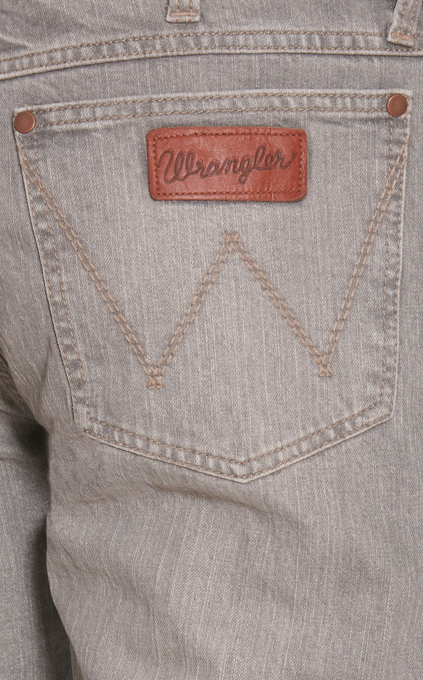 Wrangler Retro Men's Granite Gray Slim Boot Cut Jeans - Cavender's Exclusive - Image 1