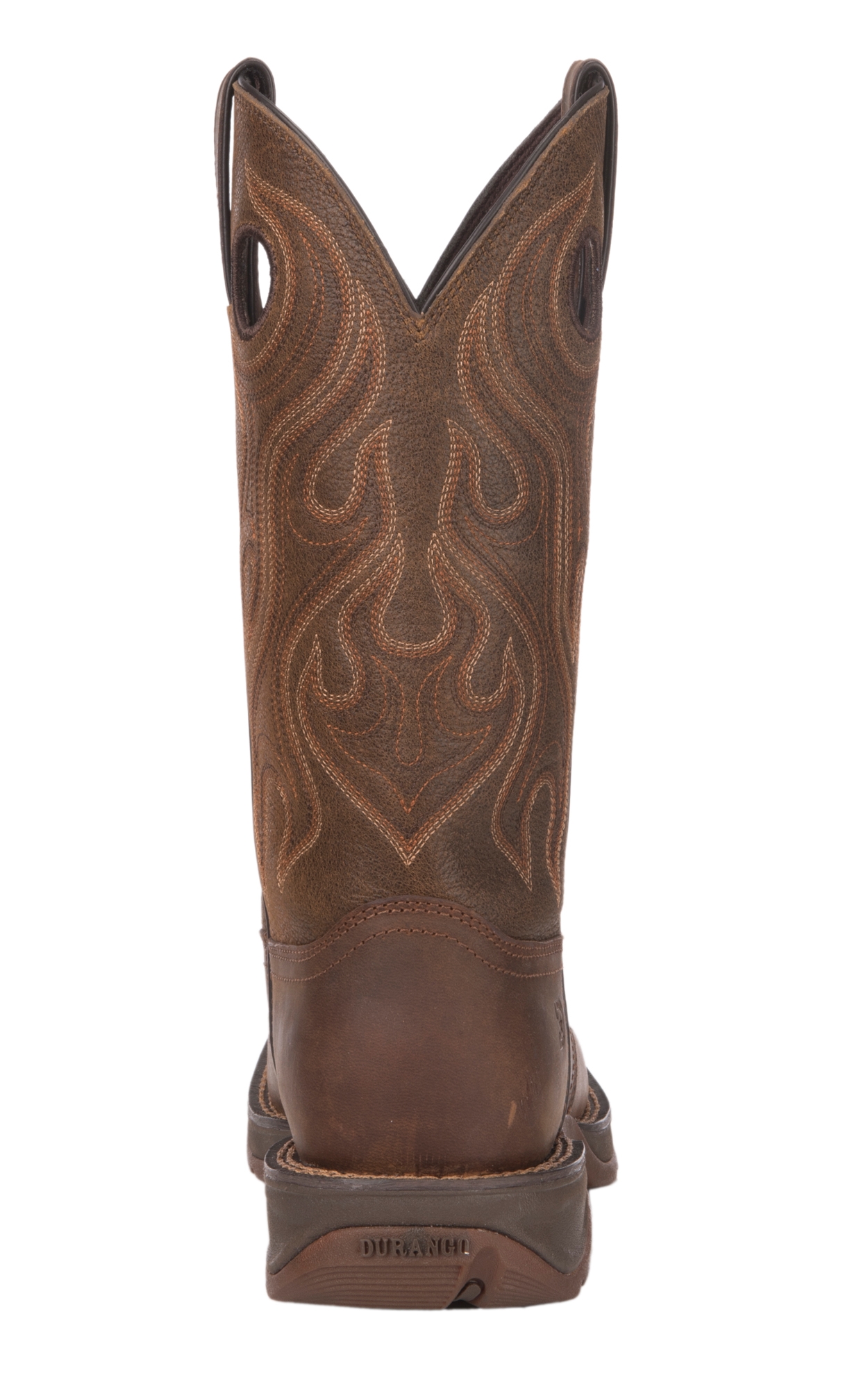 Durango Men's Rebel Sunset Brown Pull On Square Toe Cowboy Boots - Image 1