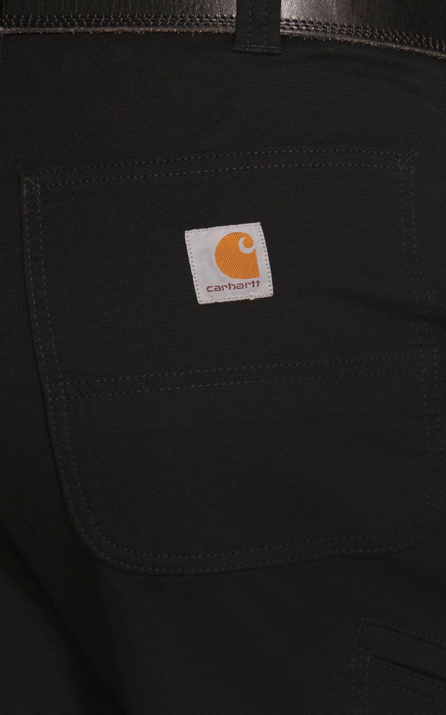 Carhartt Men's Black Rugged Flex Stretch Canvas Work Pants - Image 1