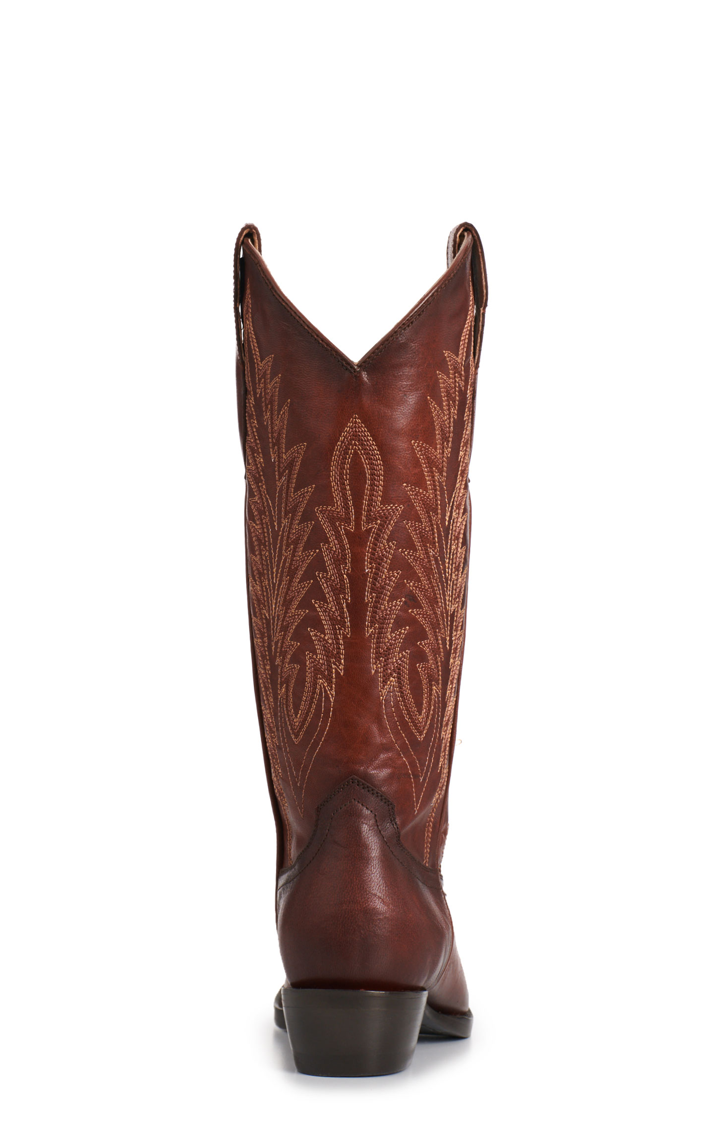 Rockin' C Women's Mahogany Embroidered Snip Toe Cowboy Boots - Image 1
