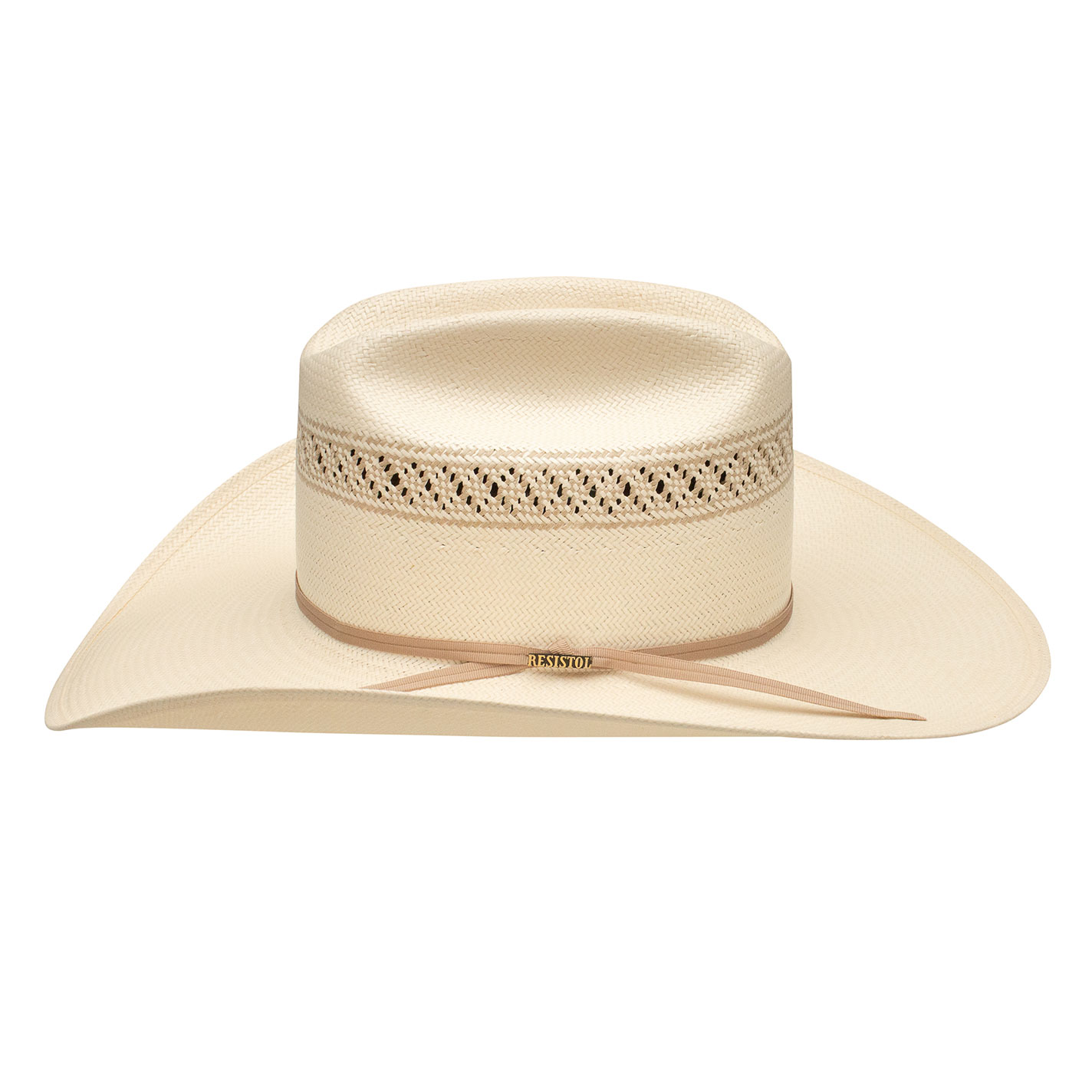 Resistol 10X Wildfire Vented Two Tone Straw Cowboy Hat - Image 4