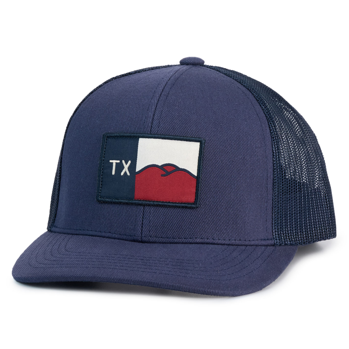 Texas Hill Country Provisions Navy Texas Flag Logo Patch Cap - Image 1