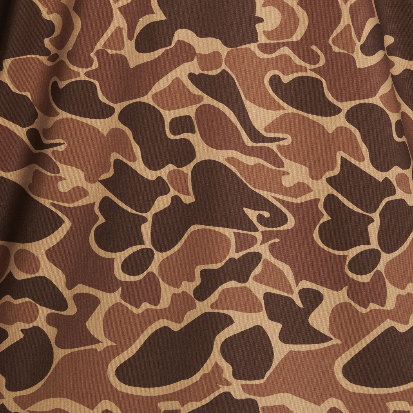 Rafter C Men's Brown Camo Polo Shirt - Image 1