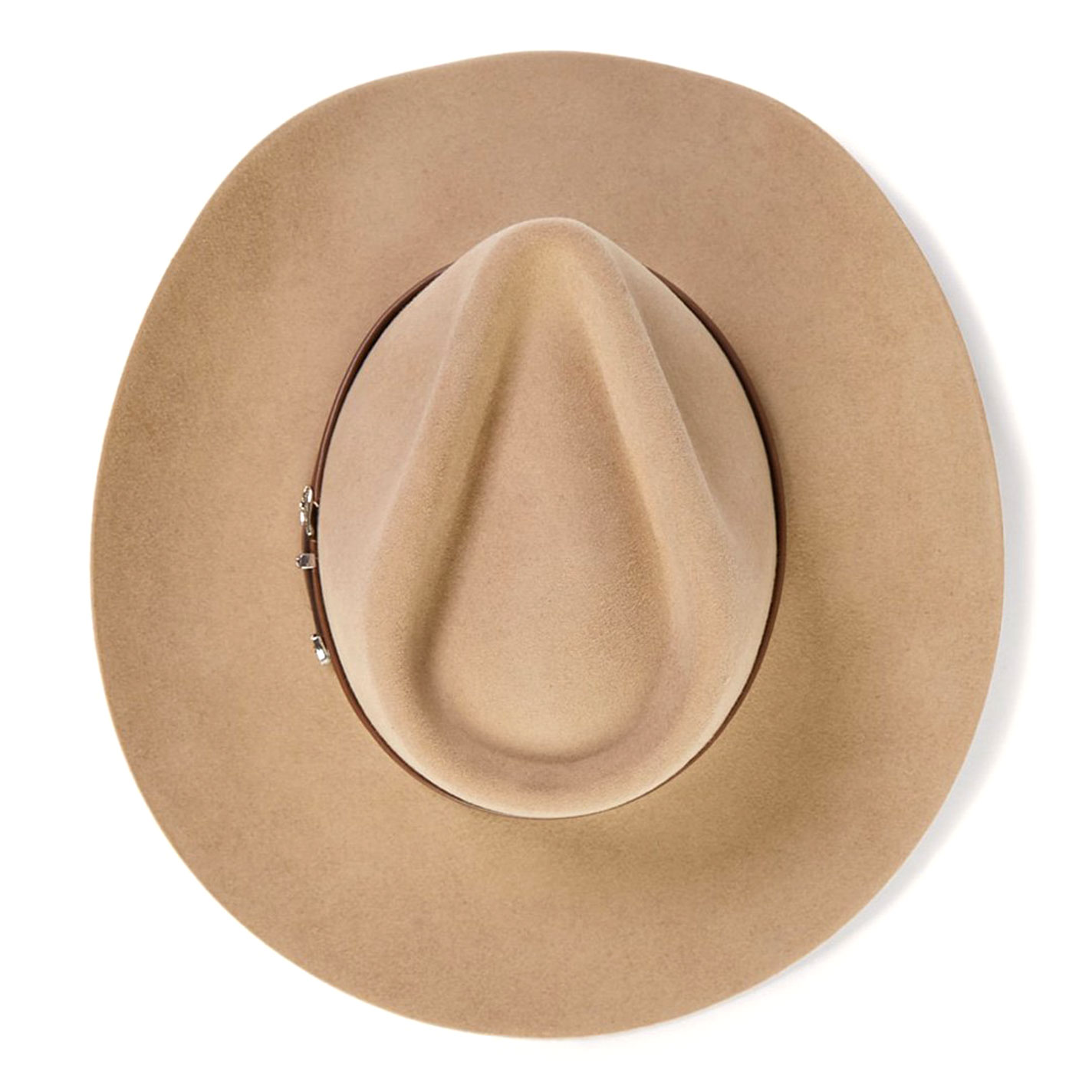 Stetson 4X Seneca Silver Sand Buffalo Collection Felt Cowboy Hat - Image 1