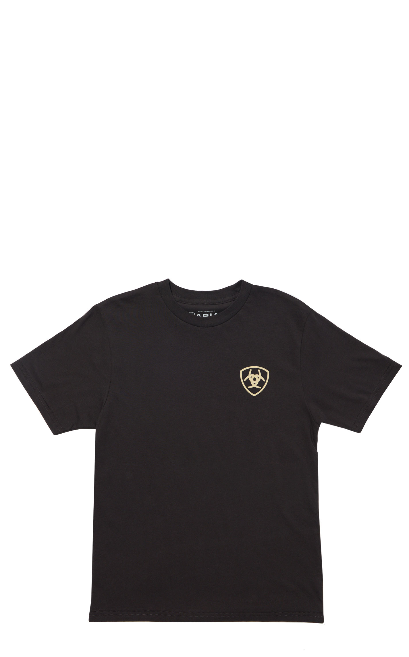 Ariat Boy's Charcoal Authentic Goods Logo Graphic T-Shirt - Image 1
