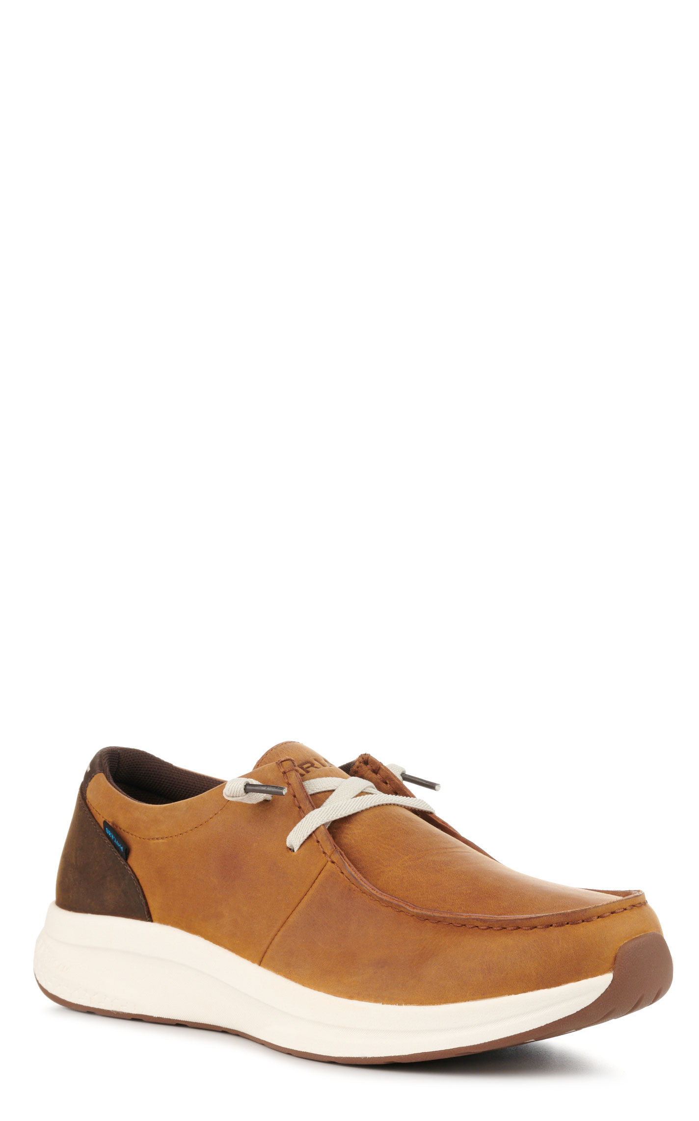 Ariat Men's Buckeye Sunset Wheat and Dark Coffee Waterproof Leather Moc Toe Casual Shoes - Image 1
