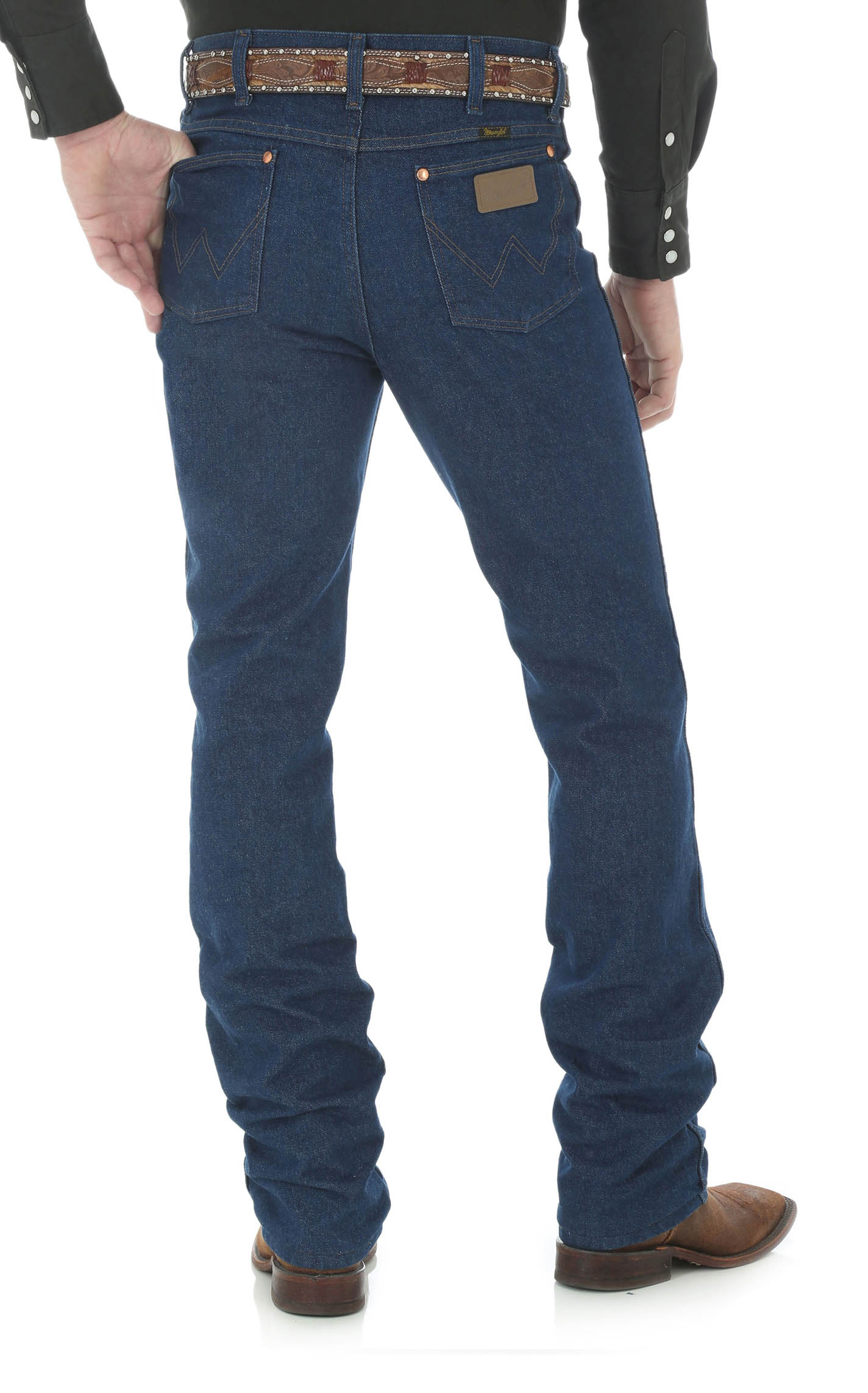 Wrangler Men's Cowboy Cut Prewashed Indigo Big & Tall Jeans - Image 1