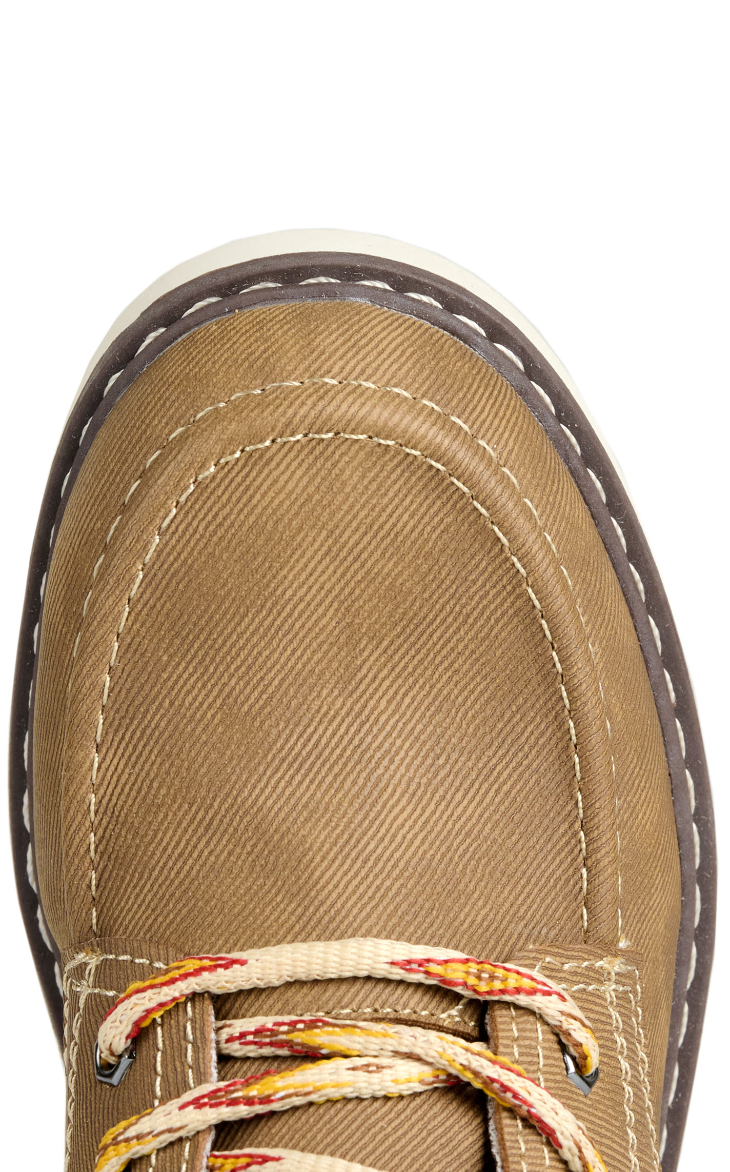 Twister Kids' Clyde Brown Moc Toe Lace Up Chukka Shoe - Image 1