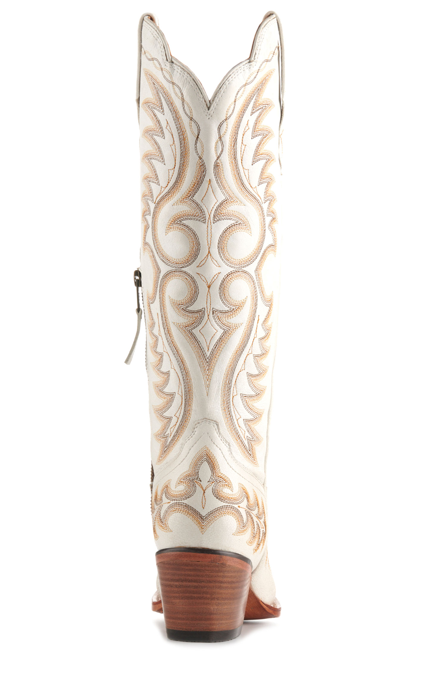 Durango Women's Crush Ivory Snip Toe Tall Cowboy Boots - Image 1