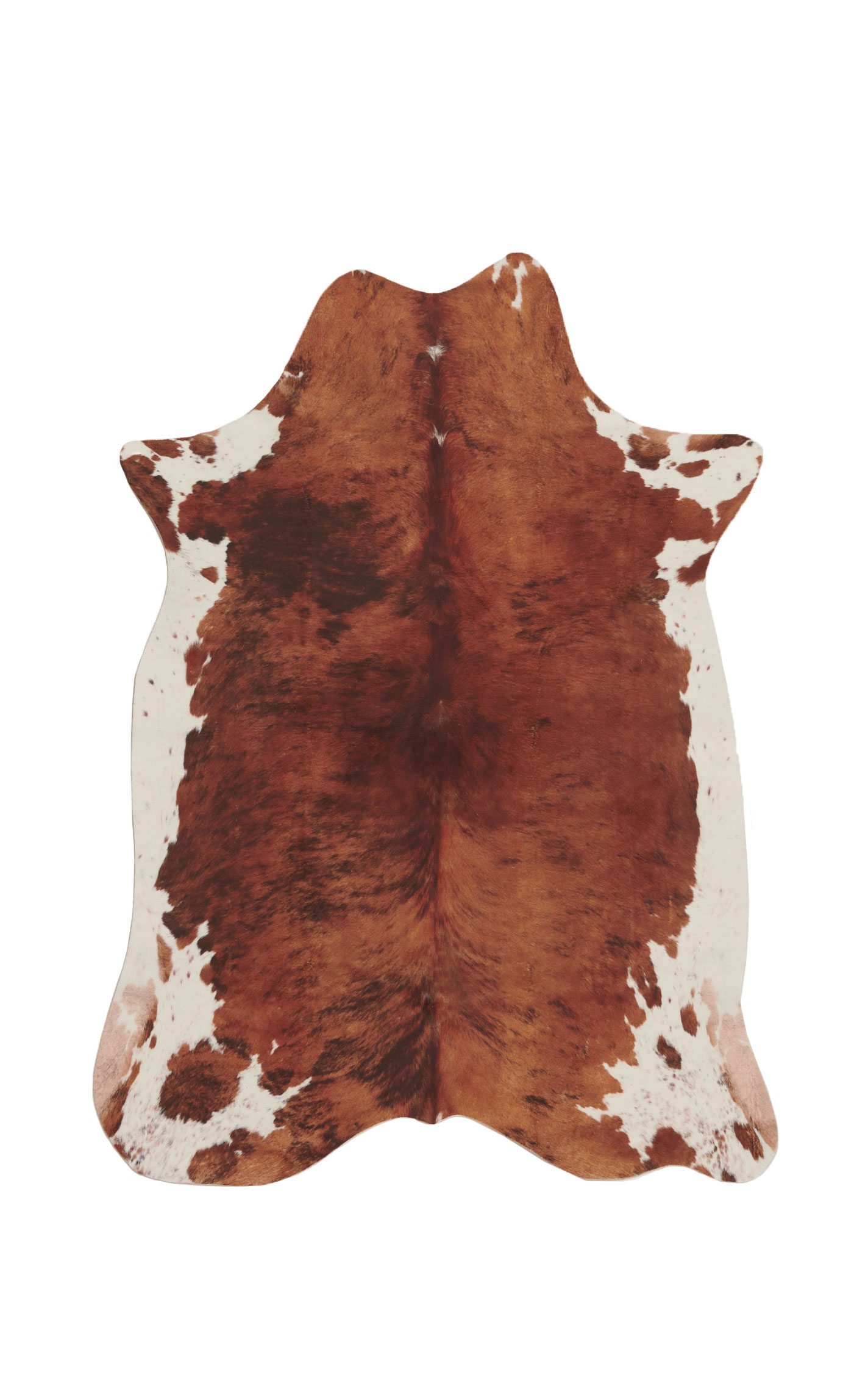 Carstens White Belly Small Cowhide Print Rug - Image 1