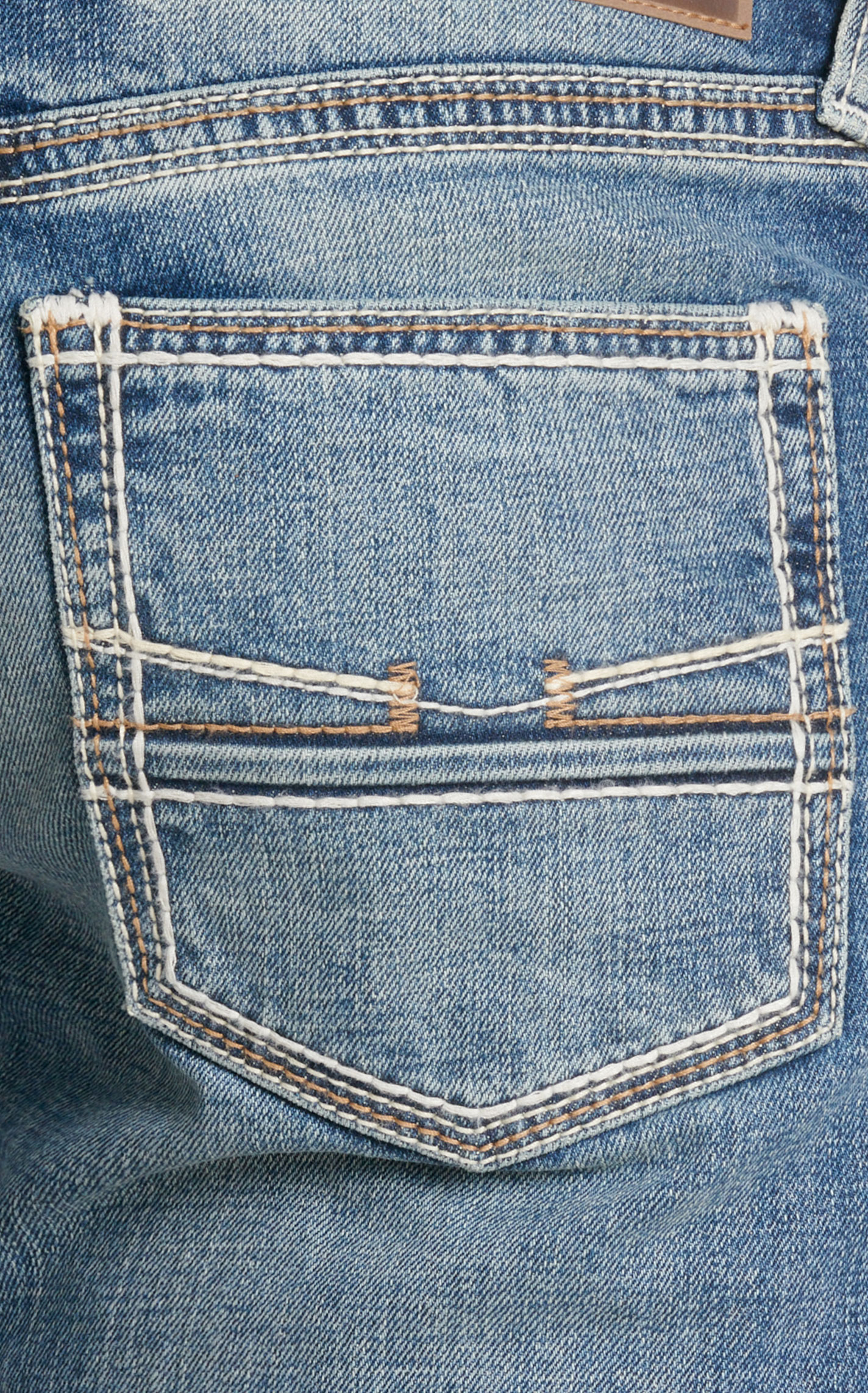 Ariat Men's M4 Wilbur Dakota Medium Wash Boot Cut Jeans - Image 1