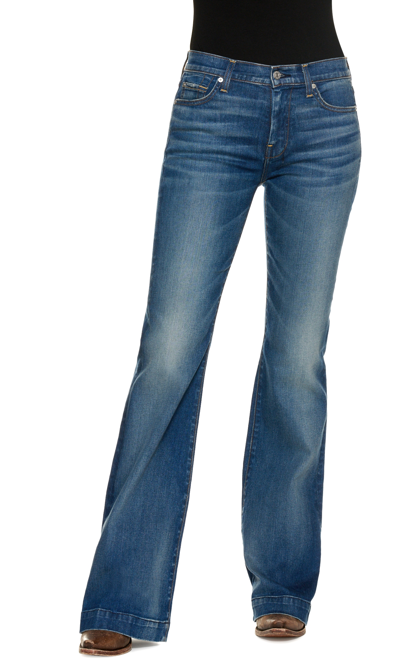 7 for All Mankind Women's Medium Wash 36\