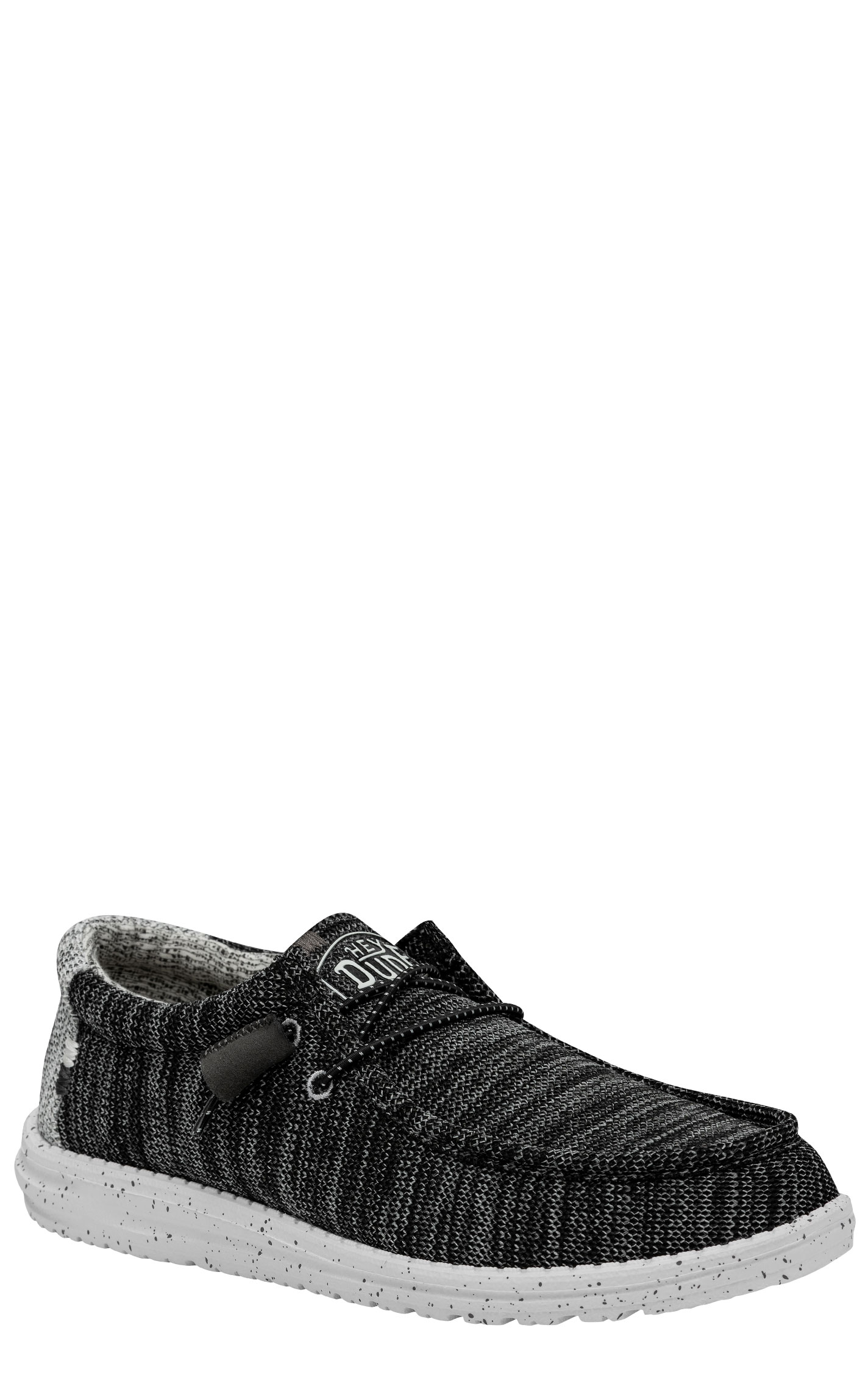 Hey Due Men's Wally Stretch Mix Meteorite Lace Up Moc Toe Casual Shoe - Image 1