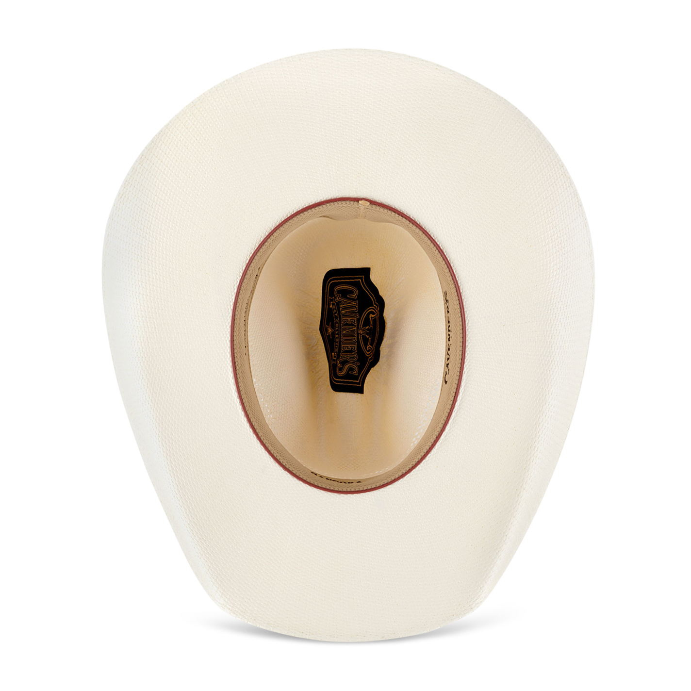 Cavender's Collection Bangora Ivory Cattleman Crown Duke Straw Cowboy Hat - Image 1