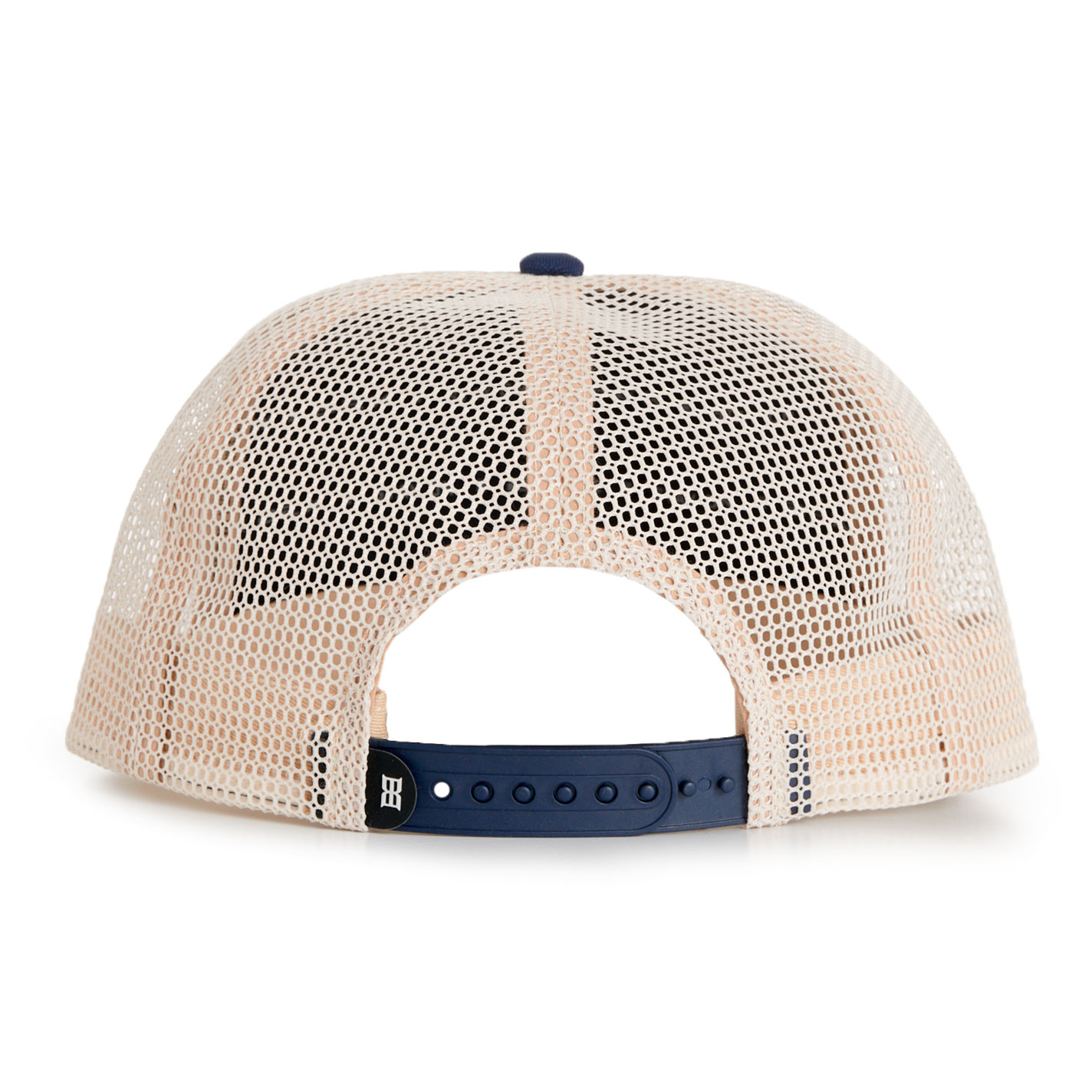 Bex Navy & Cream Hudson Logo Flat Bill Cap - Image 1