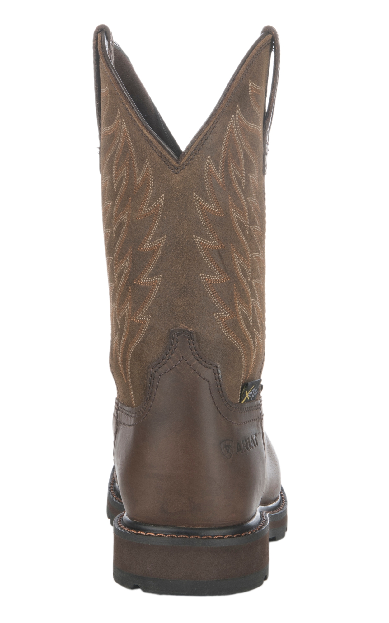 Ariat Men's Groundbreaker Brown MetGuard Square Steel Toe Work Boot - Image 1