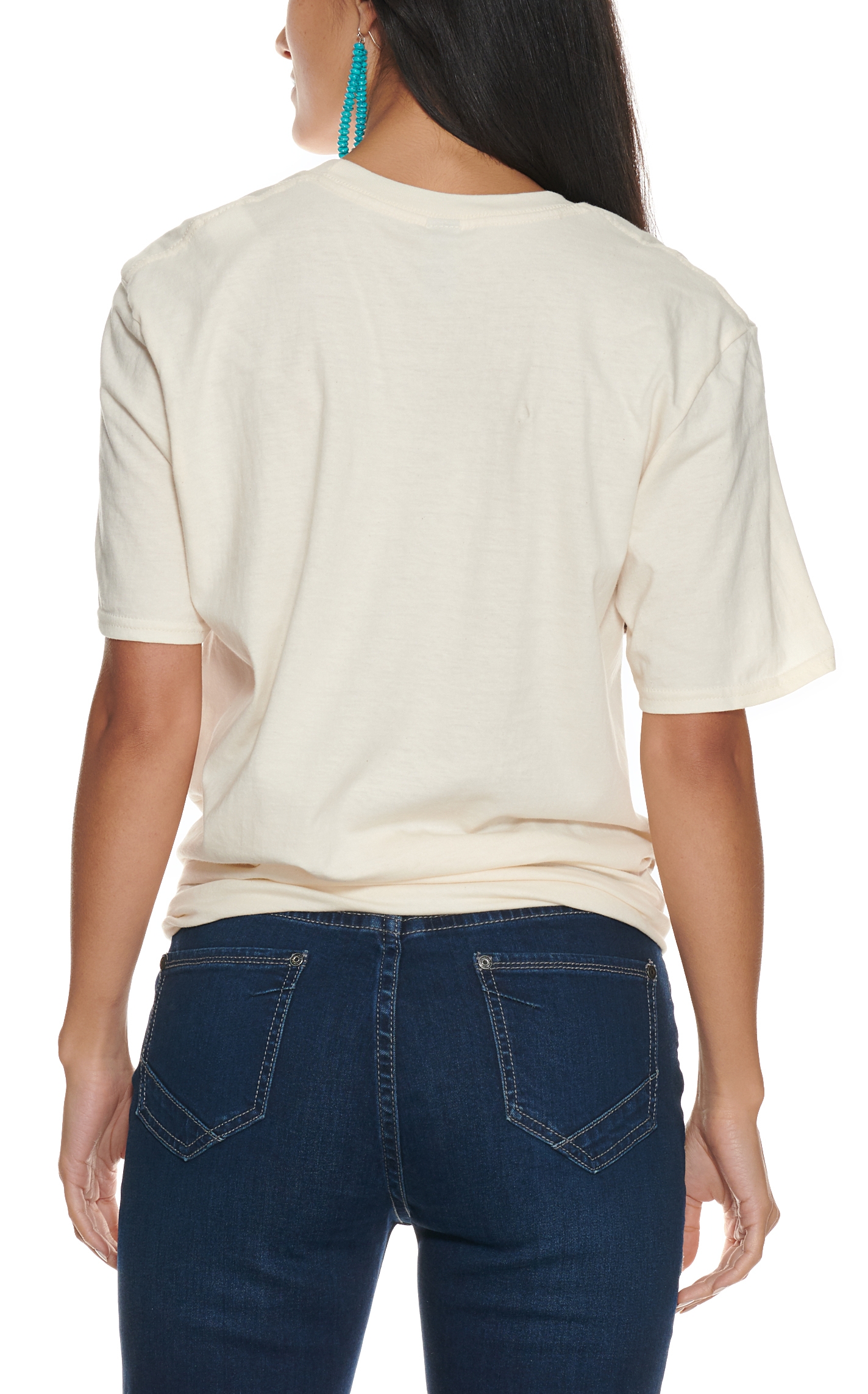 Jazzy Belle Women's Cream Desert Glasses Skull Graphic Short Sleeve T-Shirt - Image 1